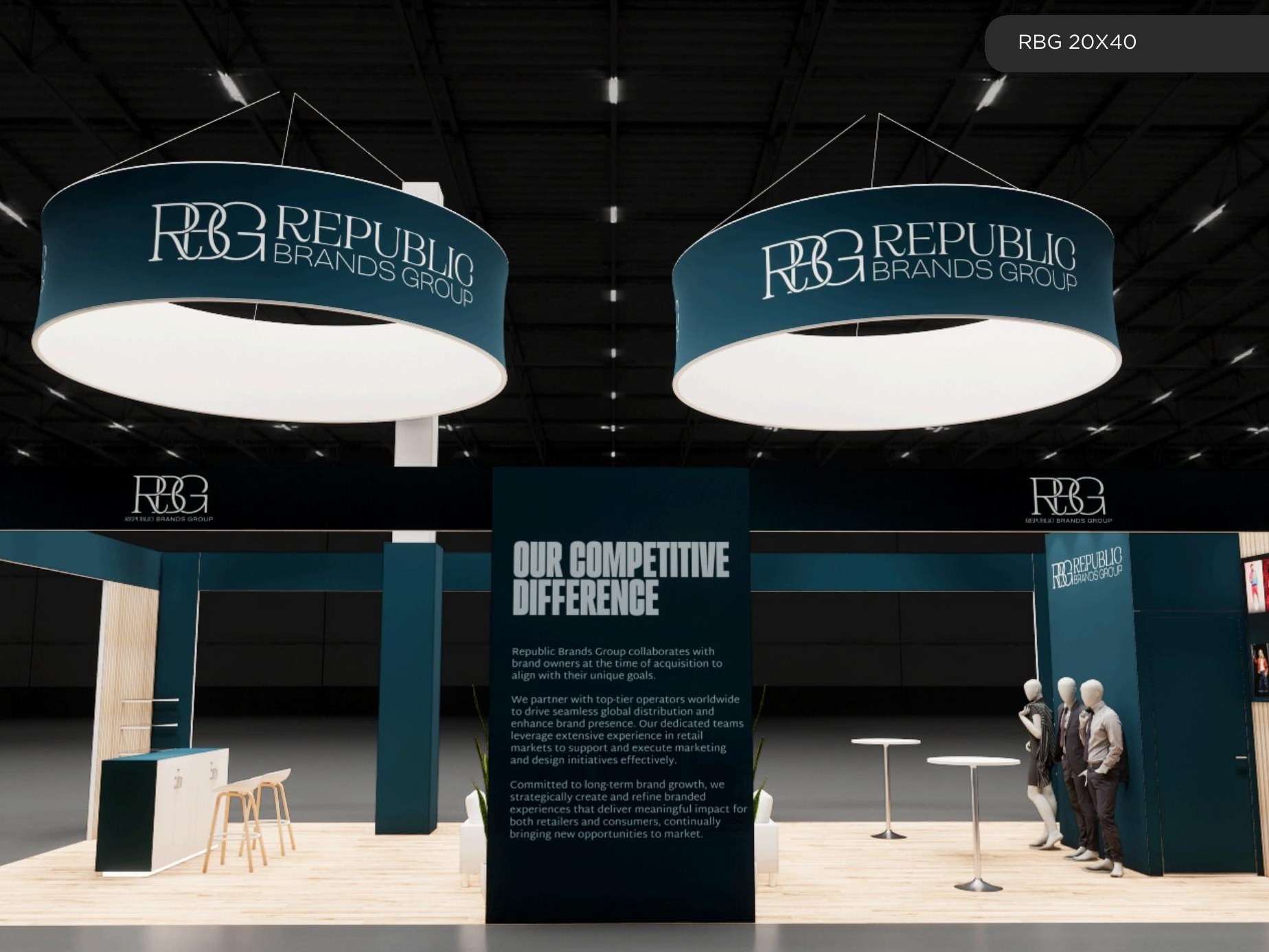 20 x 40 Island Exhibit Rental — SEMA Show, Las Vegas