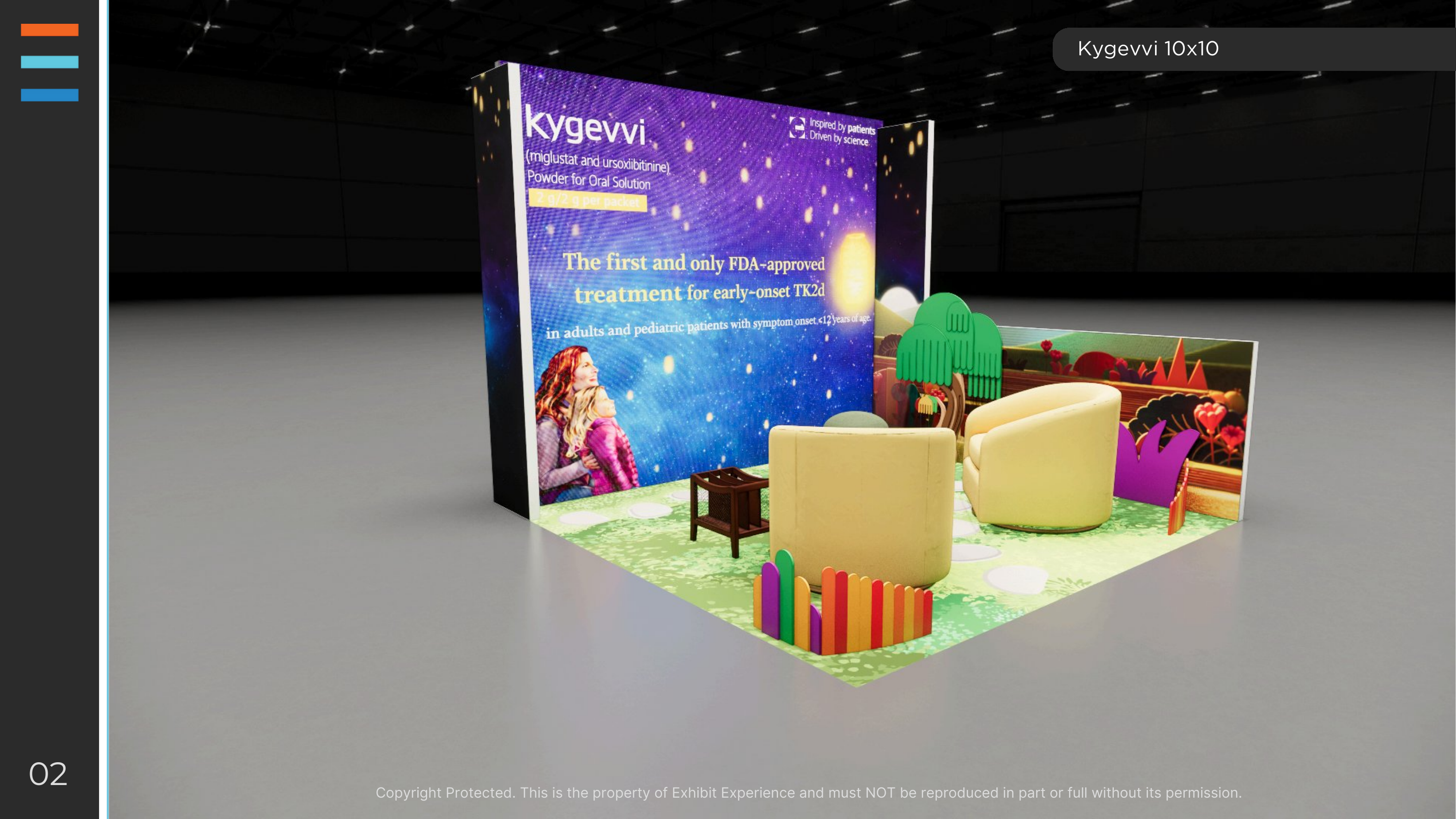 10 x 10 Inline Affordable Exhibit Rental — SEMA Show, Las Vegas