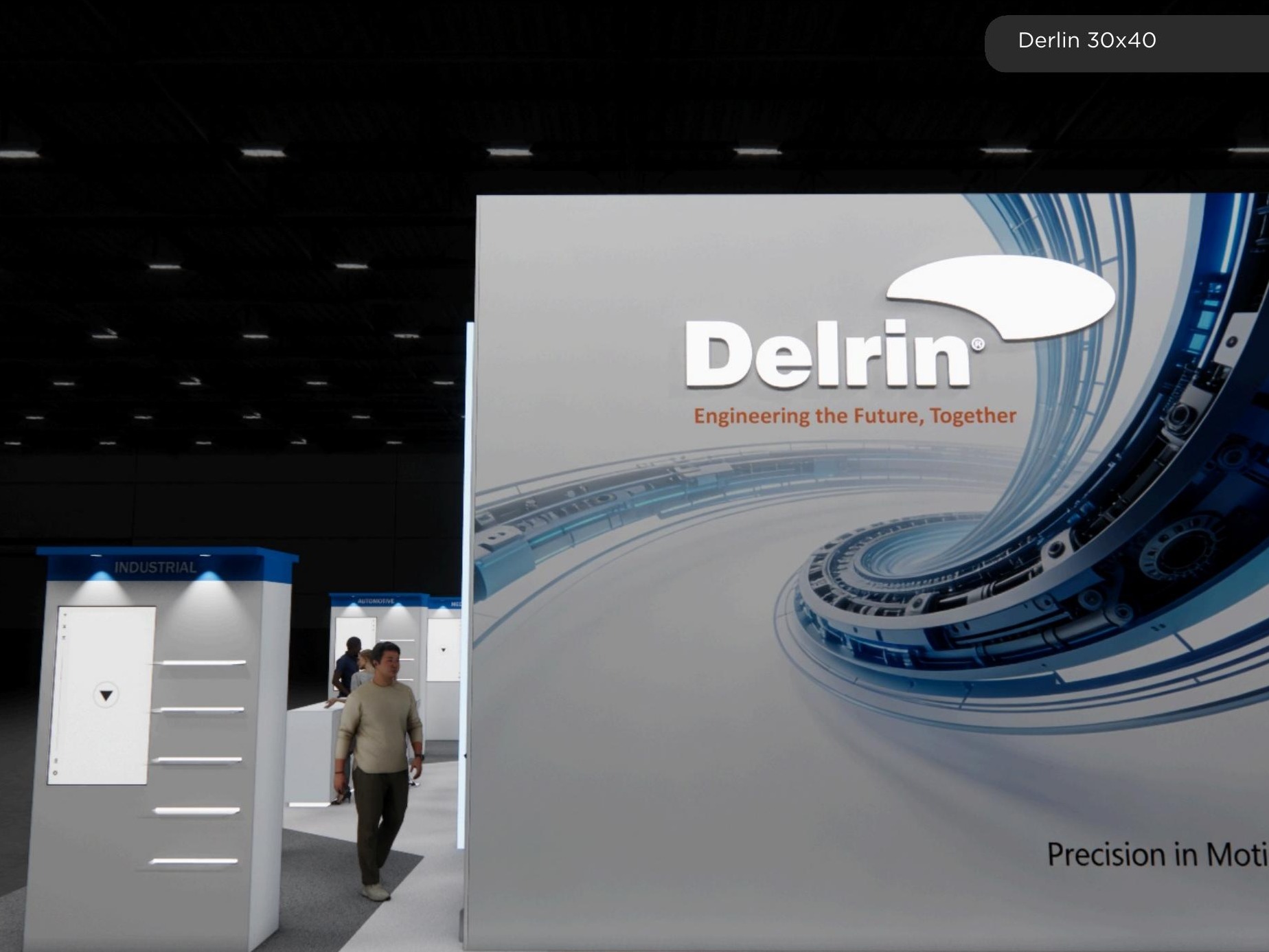 30 x 40 Double-Deck Exhibit Rental — IAAPA Expo, Orlando