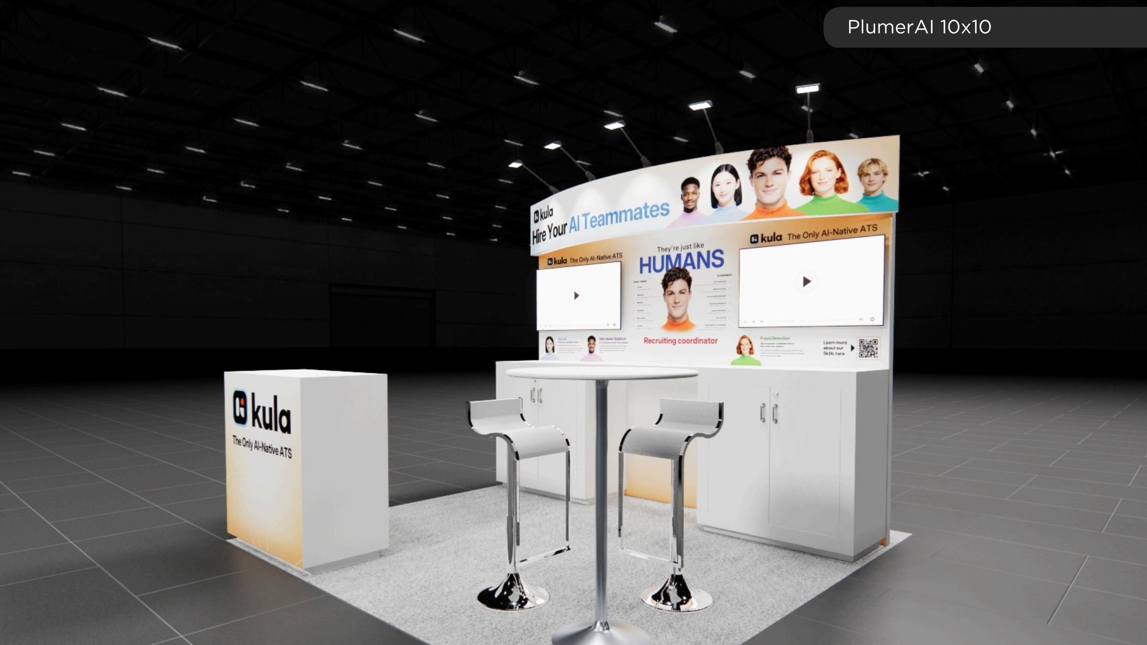 10x10 trade show exhibit rental — consultation-led inline design