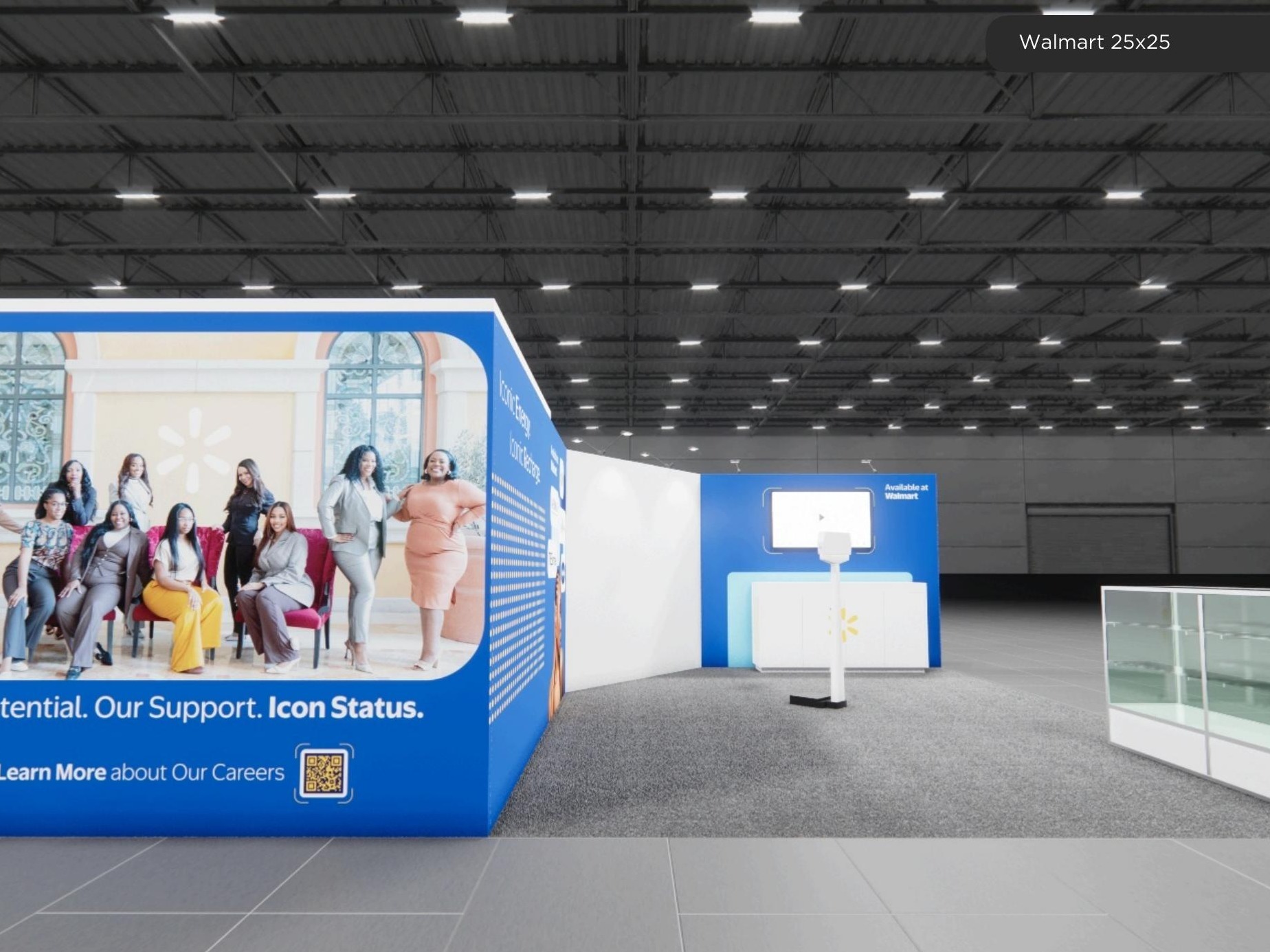 25 x 25 Island Exhibit Rental — NAB Show, Las Vegas
