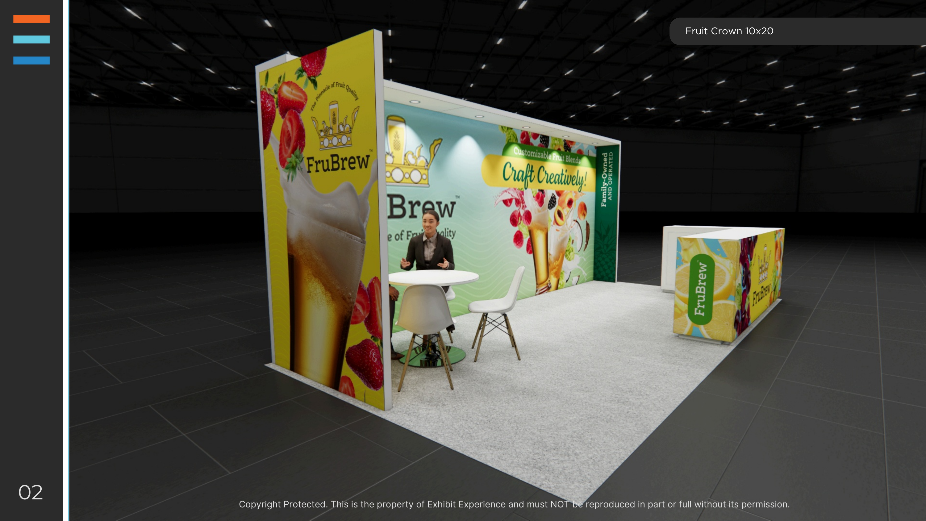 10 x 20 Inline Affordable Exhibit Rental — IAAPA Expo, Orlando