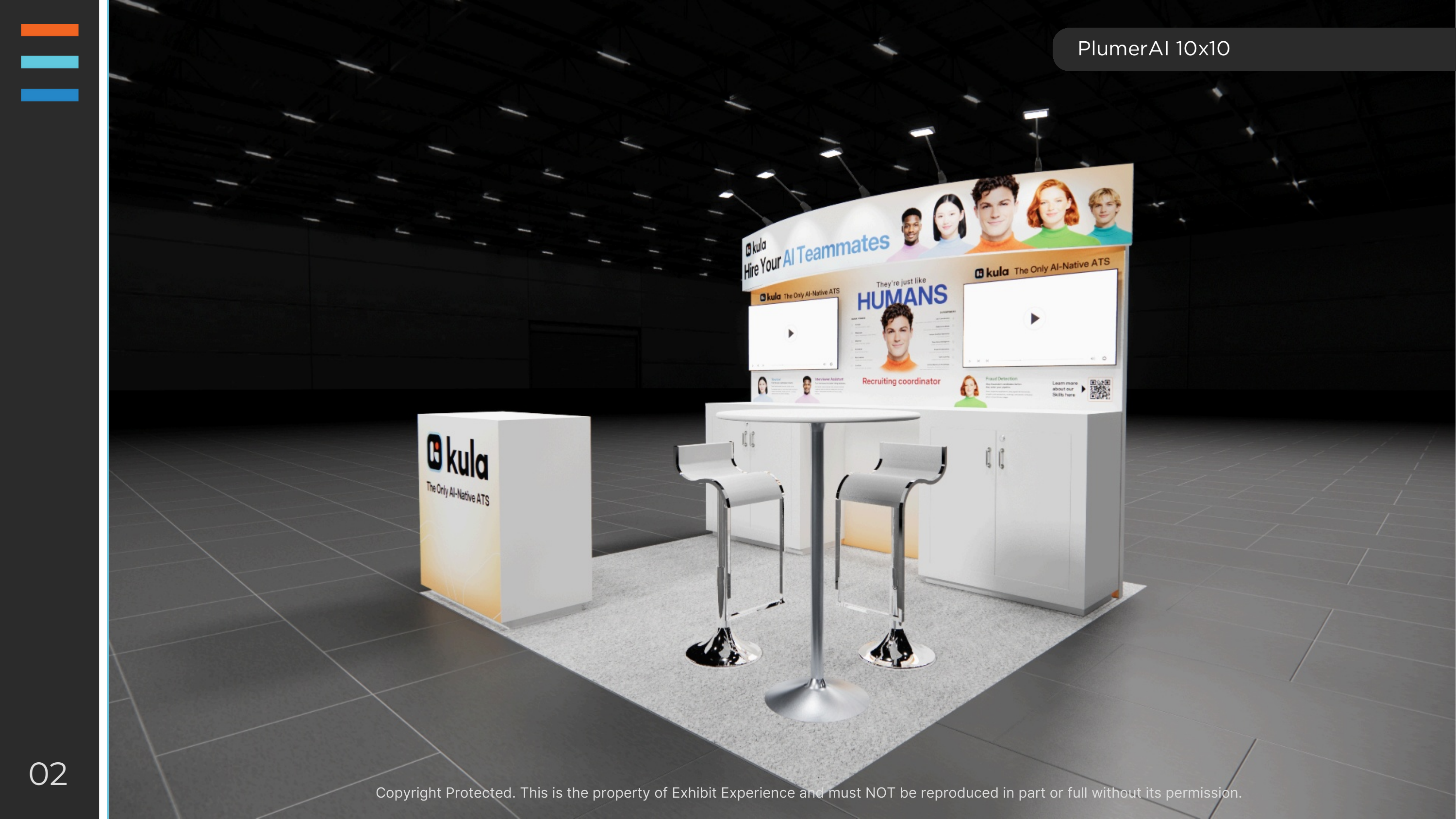 10 x 10 Inline Affordable Exhibit Rental — IAAPA Expo, Orlando