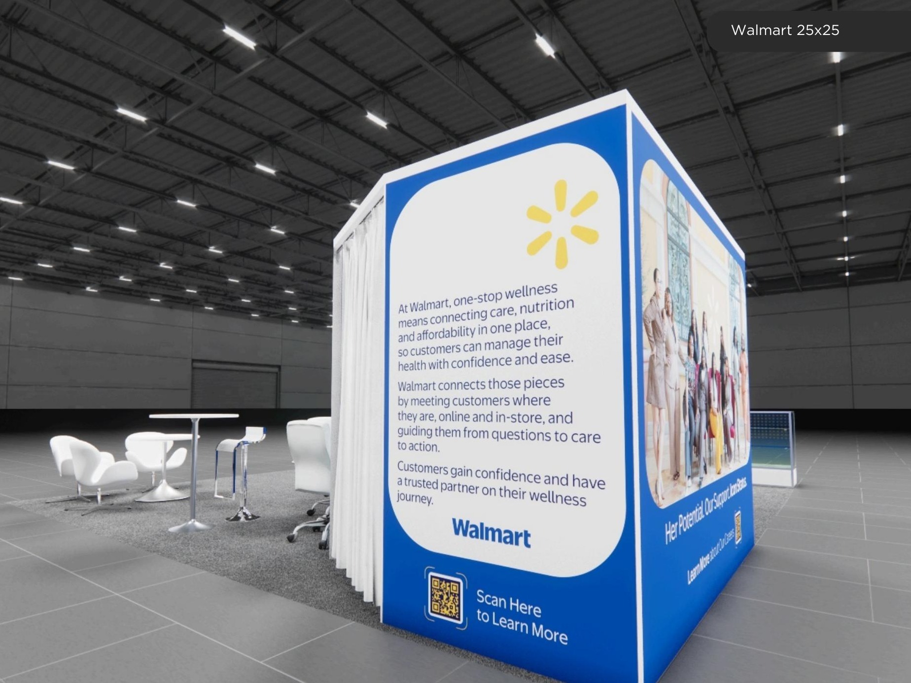 25 x 25 Island Exhibit Rental — NAB Show, Las Vegas