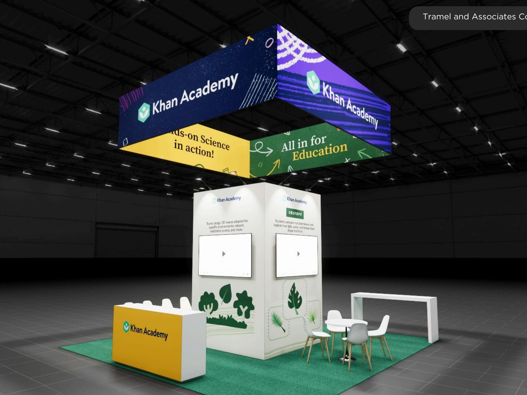 20x20 trade show exhibit rental — 20 x 20 inline affordable exhibit rental — iaapa expo, orlando hero image