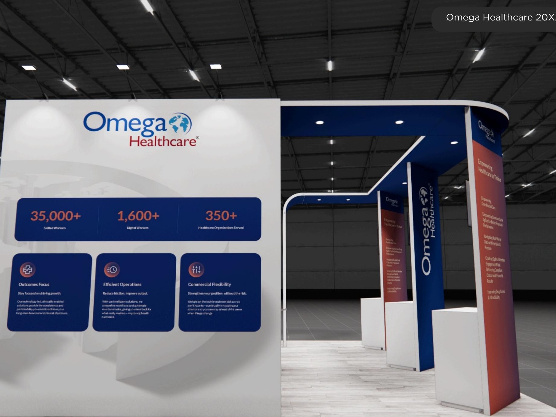 20 x 20 Inline Affordable Exhibit Rental — IAAPA Expo, Orlando
