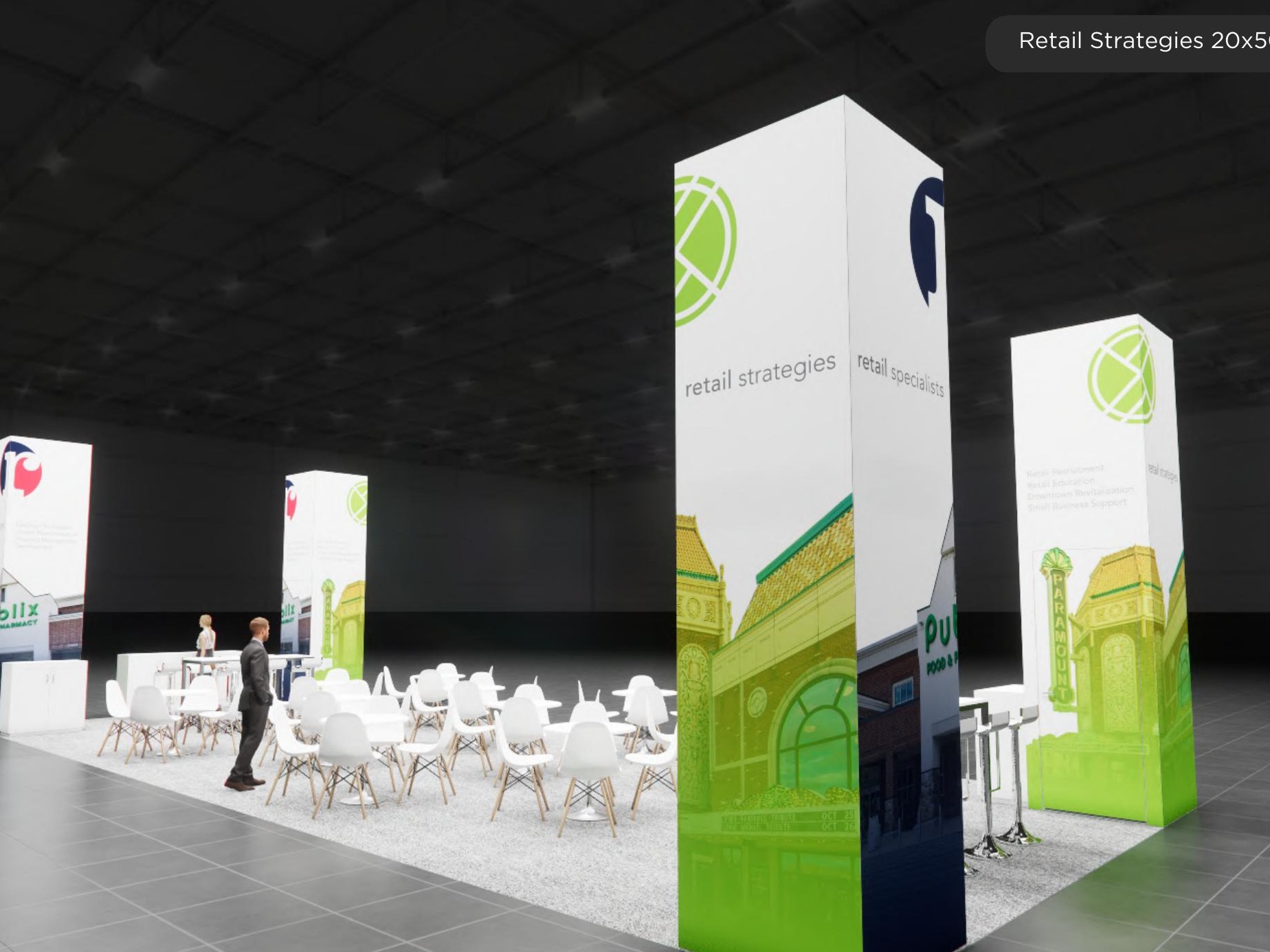 20 x 50 Island Exhibit Rental — SEMA Show, Las Vegas