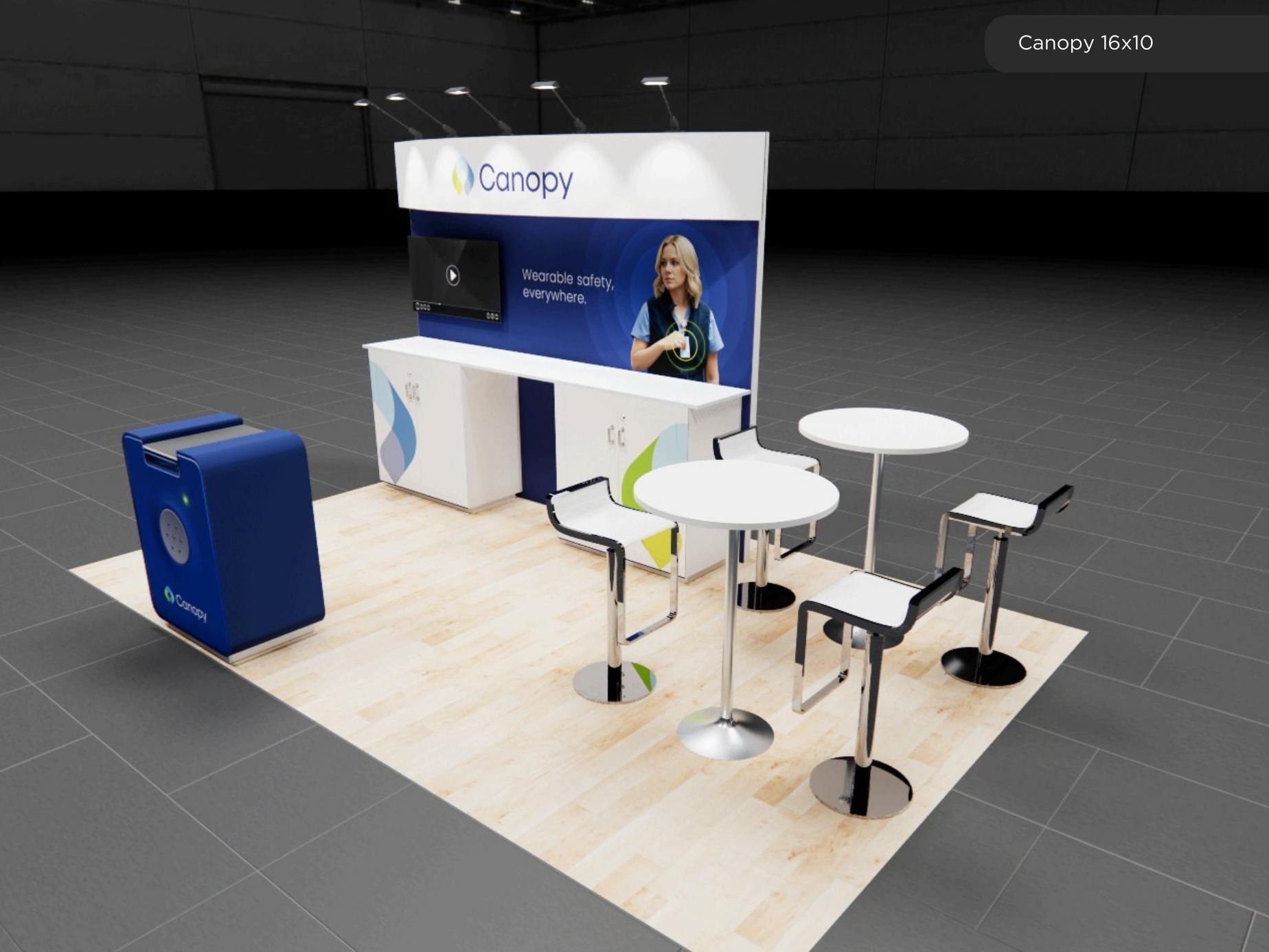 16 x 10 Inline Exhibit Rental — InfoComm, Las Vegas