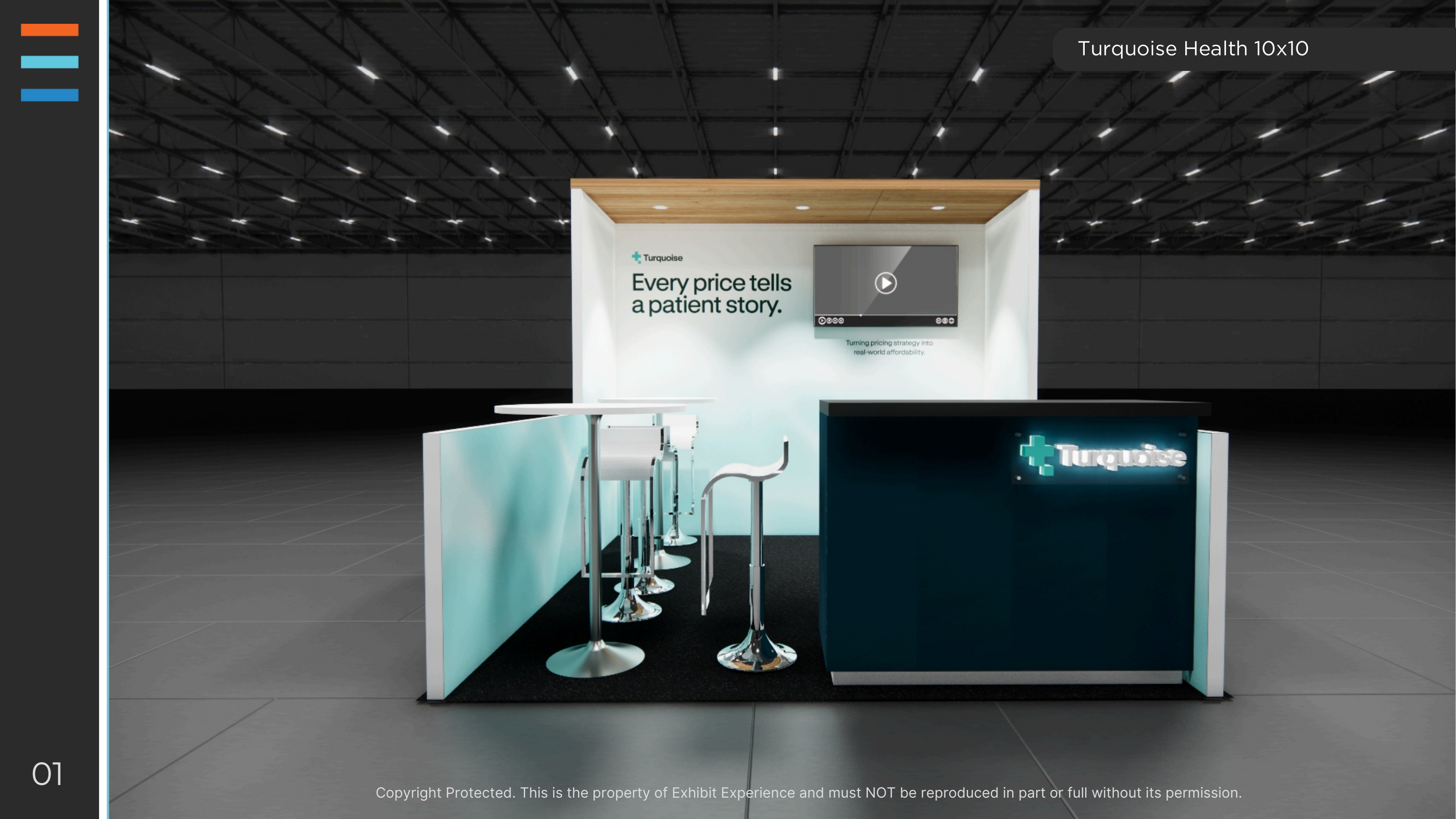 10x10 trade show exhibit rental — 10 x 10 inline affordable exhibit rental — the nga show, las vegas hero image