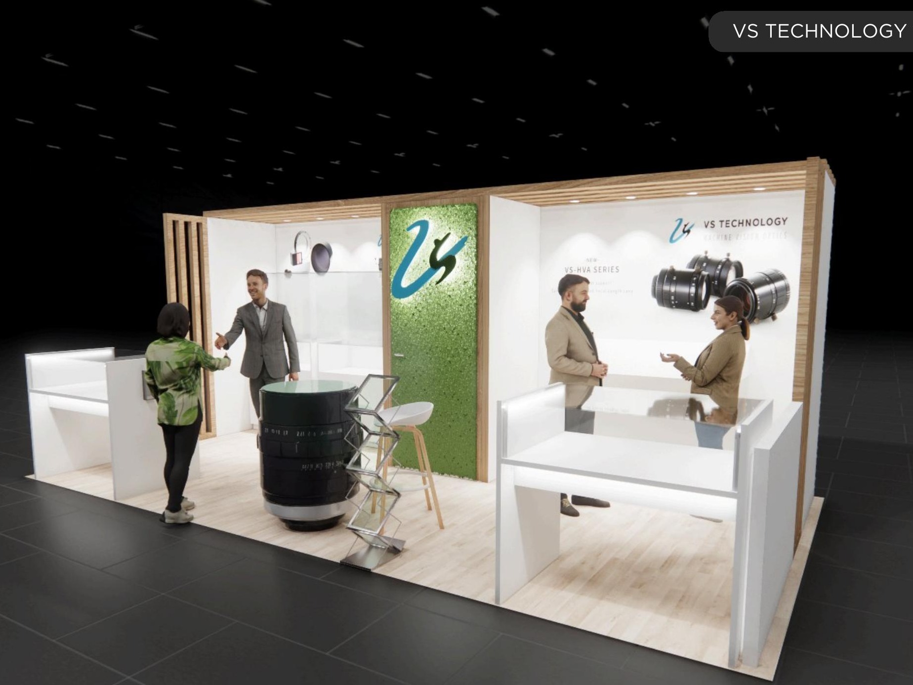 10x20 trade show exhibit rental — 10 x 20 inline affordable exhibit rental — sema show, las vegas hero image