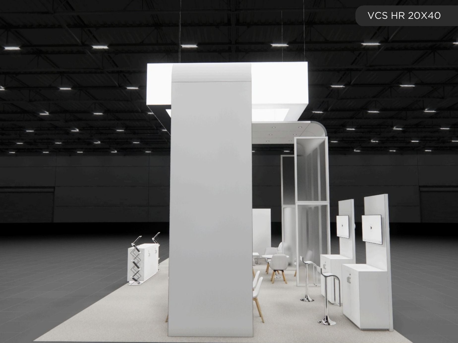 20 x 40 Island Exhibit Rental — NAB Show, Las Vegas