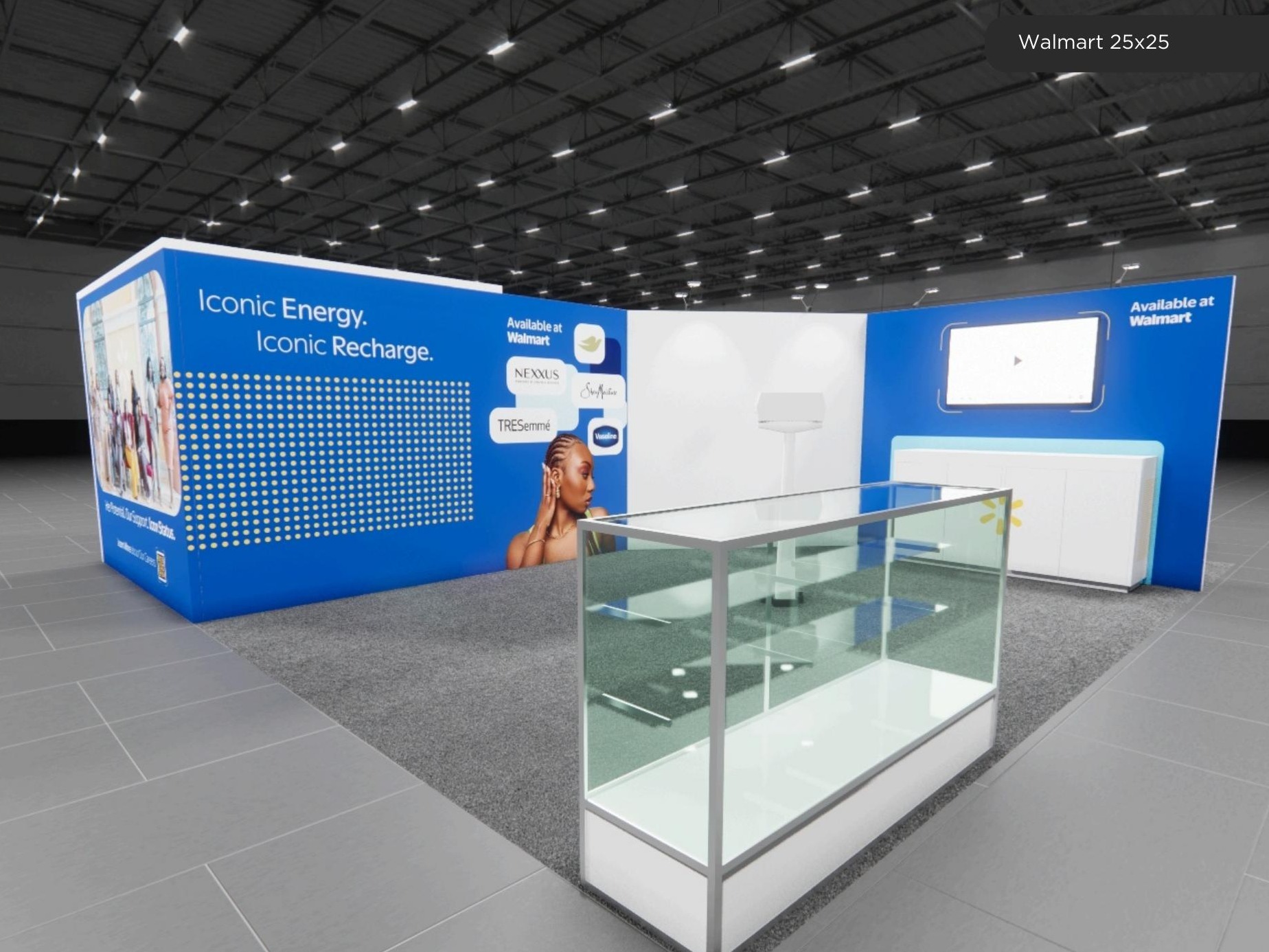 25 x 25 Island Exhibit Rental — NAB Show, Las Vegas