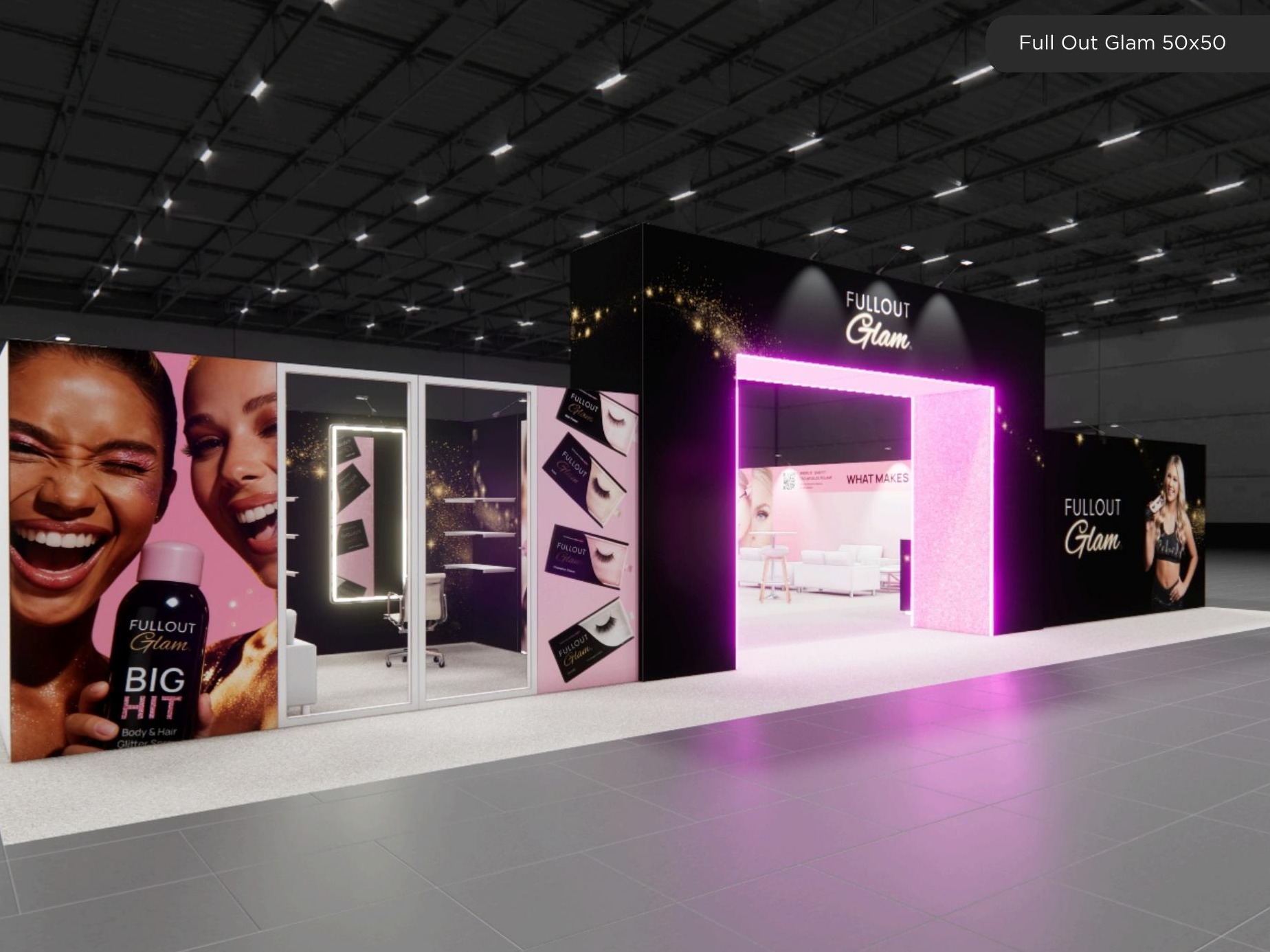 50 x 50 Island Exhibit Rental — IAAPA Expo, Orlando