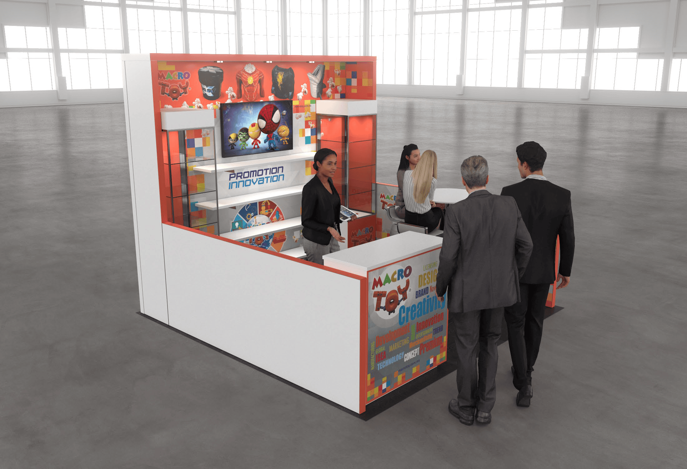 10 x 10 Inline Exhibit Rental — Coverings, Orlando