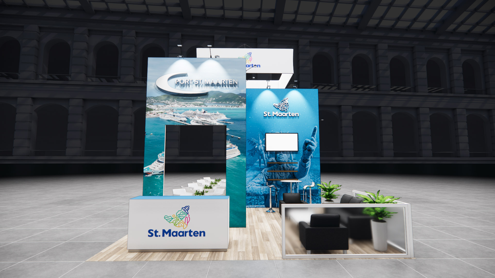 20 x 40 Island Exhibit Rental — IPPE, Atlanta