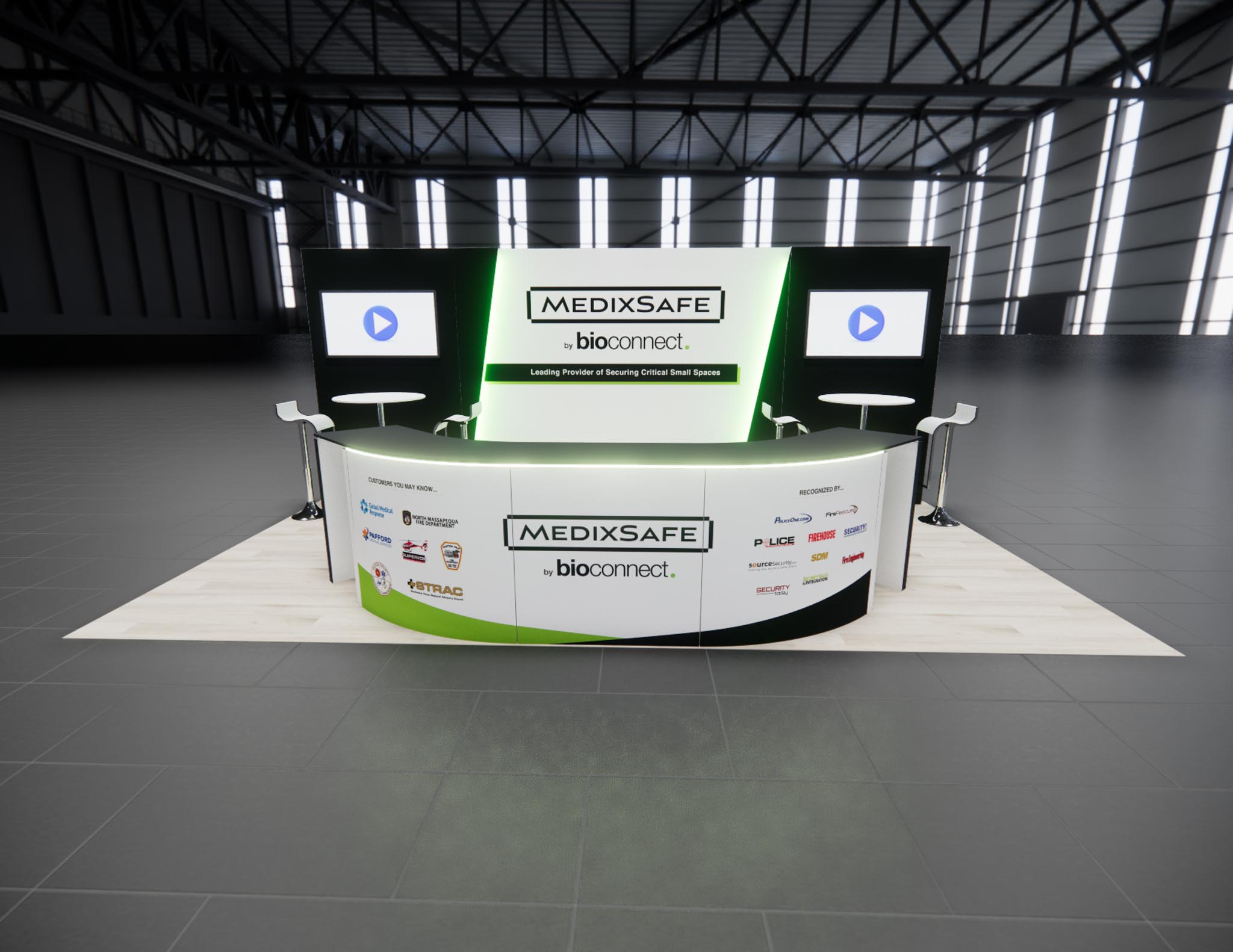 inline trade show exhibit rental — 10 x 20 inline exhibit rental — ces, las vegas hero image