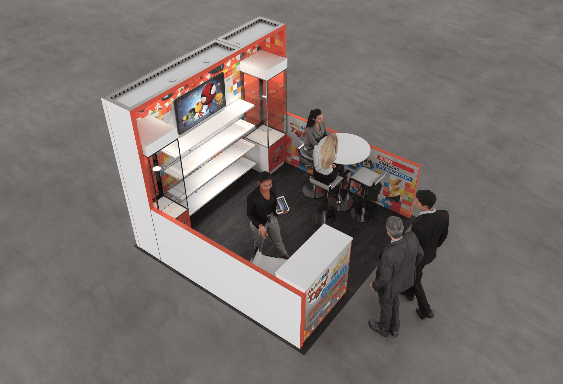 10 x 10 Inline Exhibit Rental — Coverings, Orlando