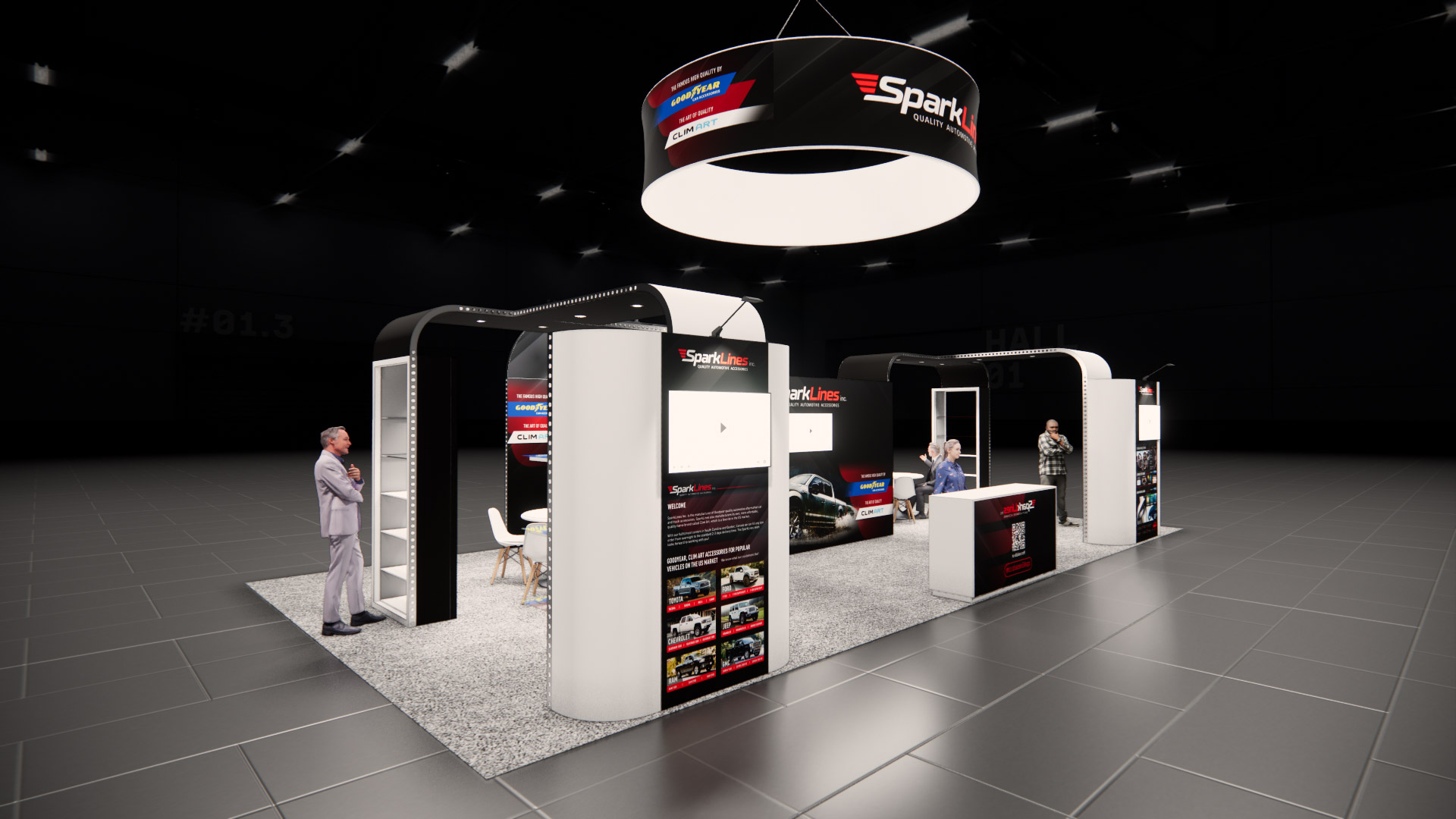 20 x 40 Island Exhibit Rental — IPPE, Atlanta