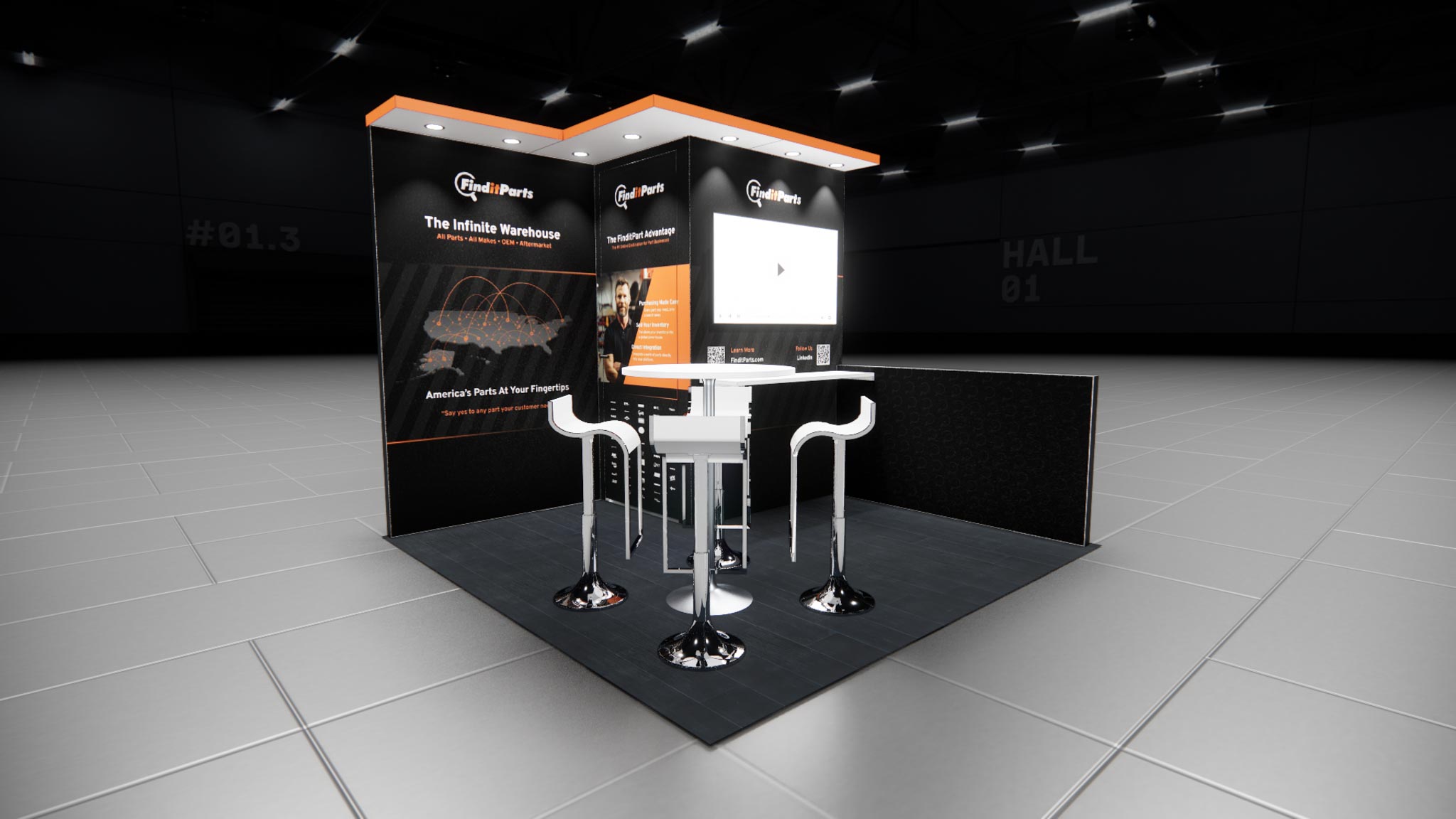 10 x 10 Inline Exhibit Rental — CES, Las Vegas
