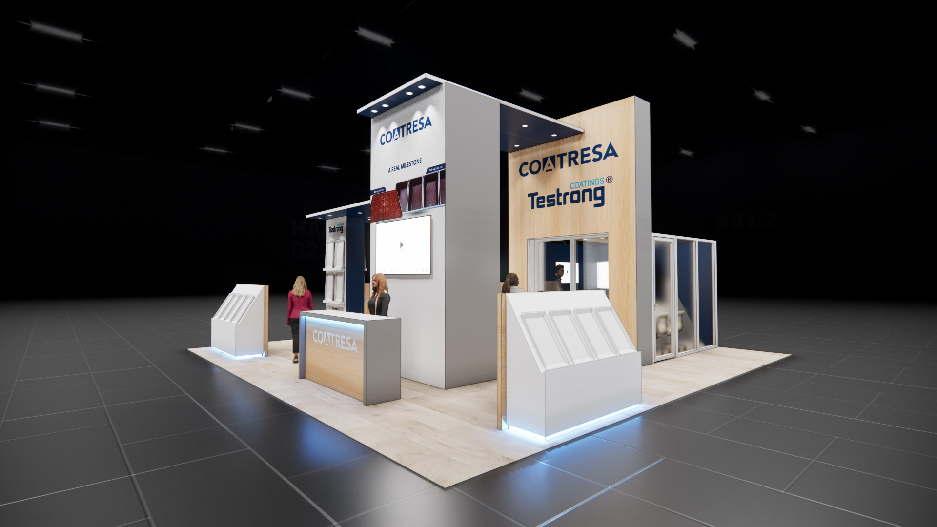 30 x 30 Island Exhibit Rental — CES, Las Vegas
