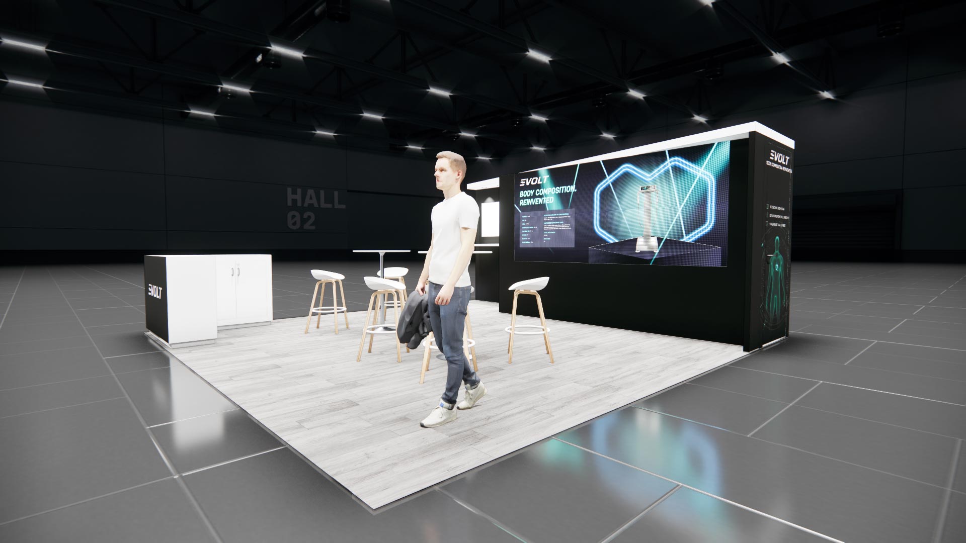 20 x 20 Island Exhibit Rental — MODEX, Atlanta