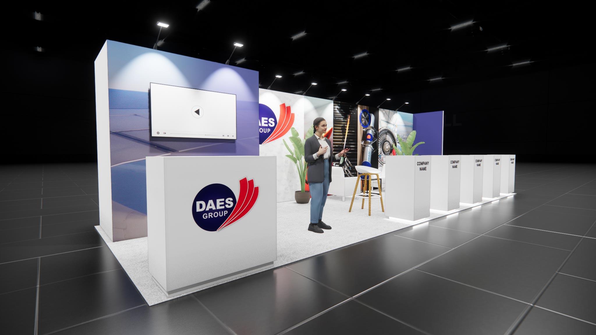 10 x 20 Inline Exhibit Rental — IAAPA Expo, Orlando