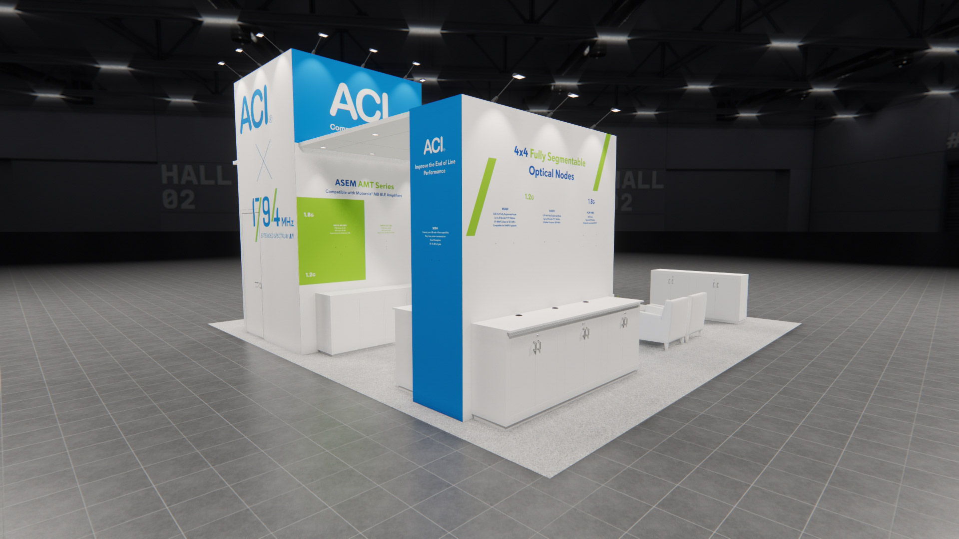 30 x 30 Island Exhibit Rental — CES, Las Vegas