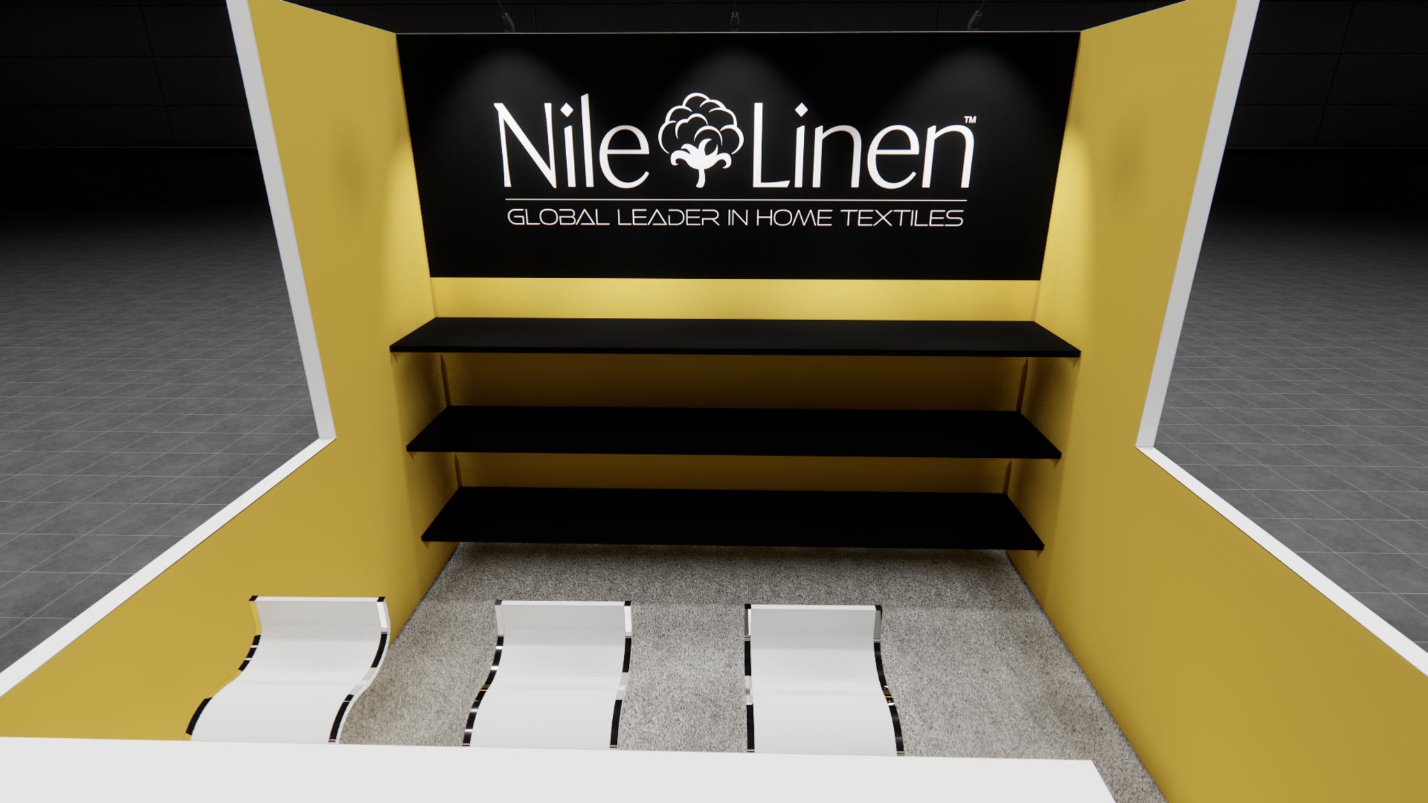 10 x 10 Inline Exhibit Rental — Coverings, Orlando