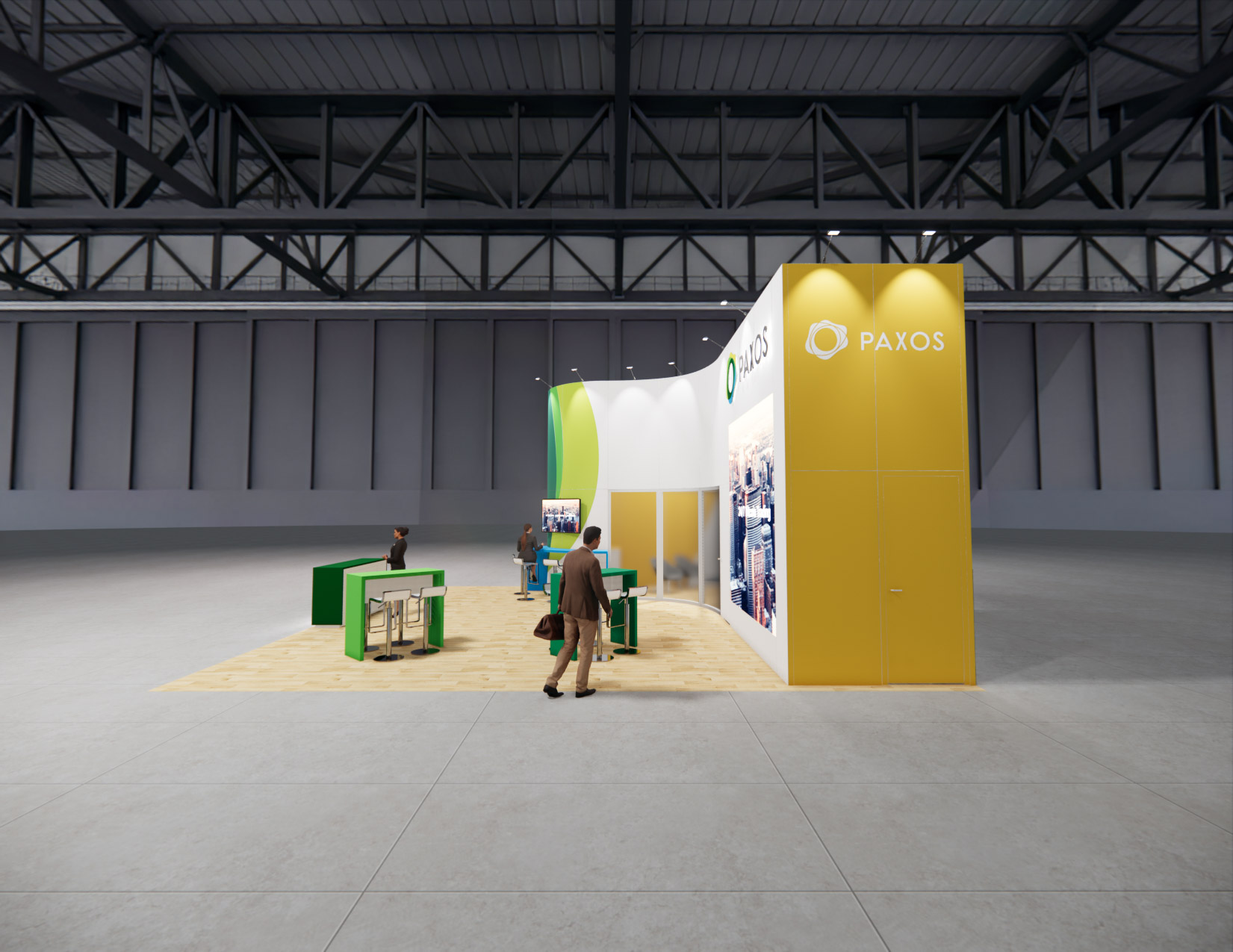 30 x 30 Island Exhibit Rental — MODEX, Atlanta