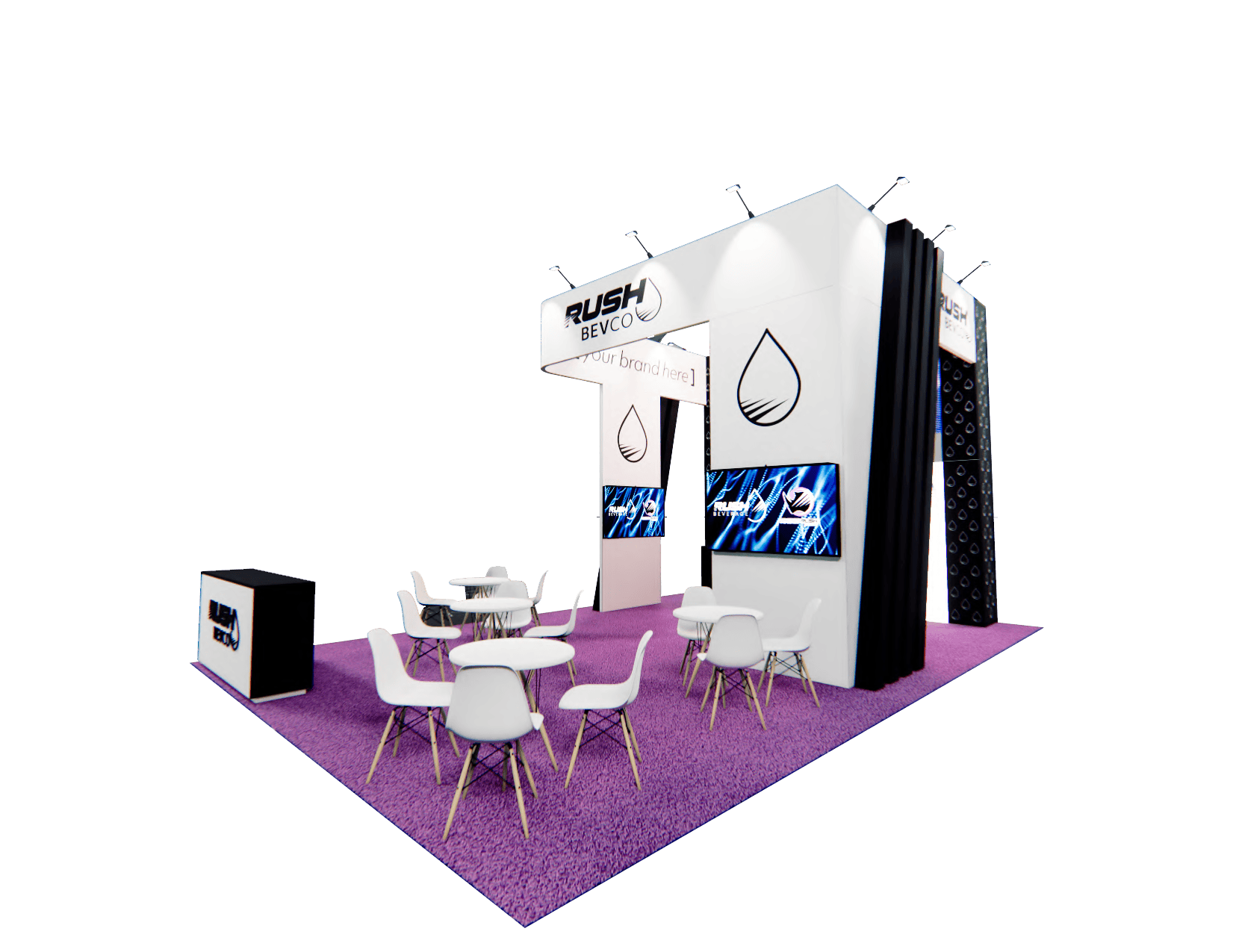 20 x 30 Island Exhibit Rental — IPPE, Atlanta