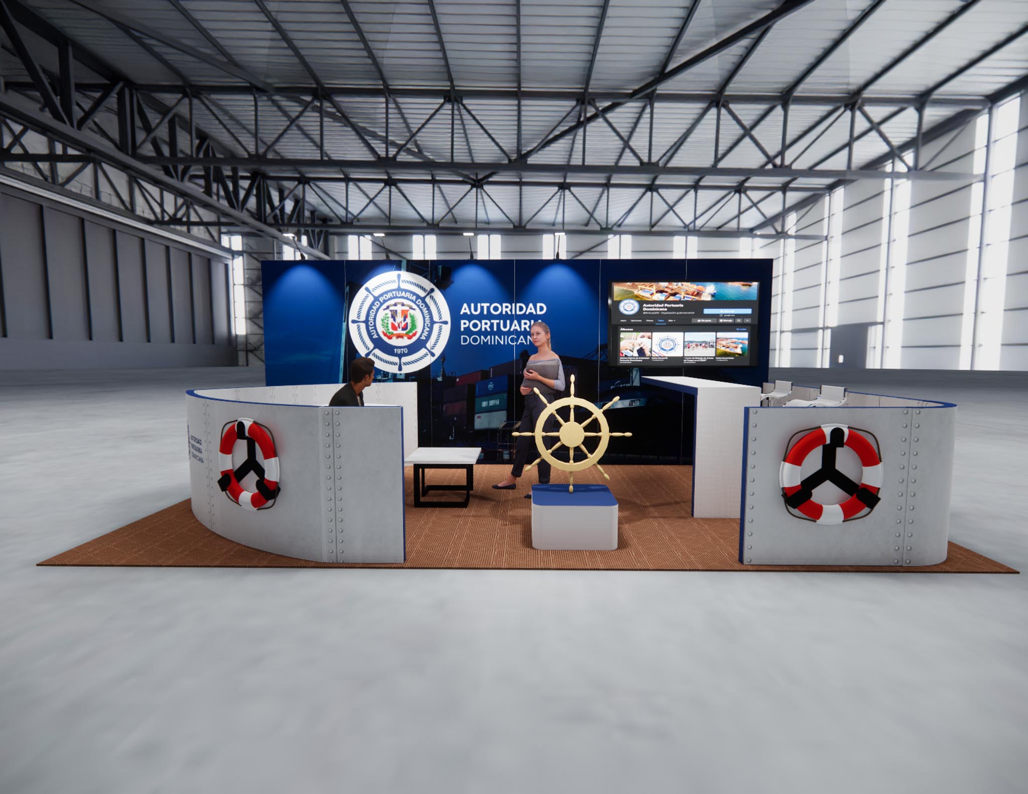 10x20 trade show exhibit rental — 10 x 20 inline exhibit rental — shot show, las vegas hero image