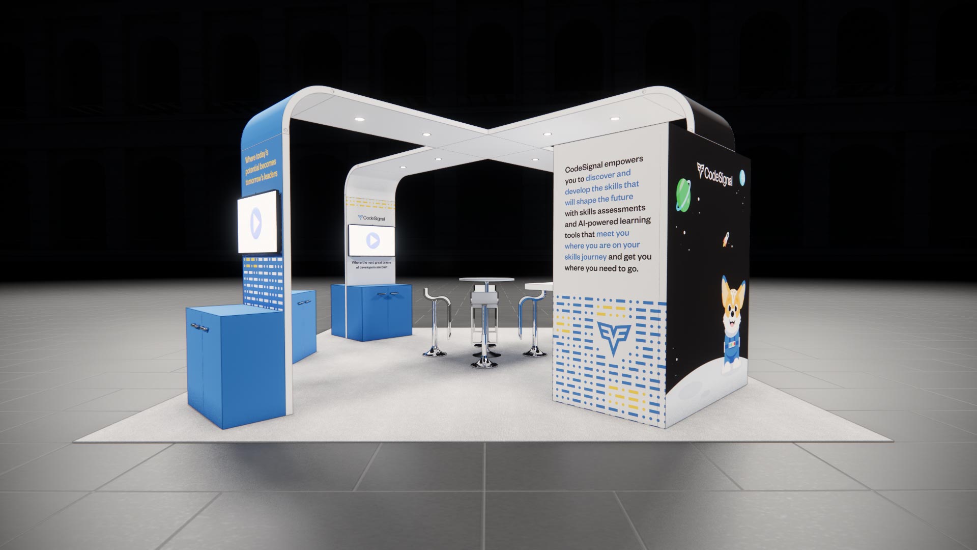 20 x 20 Island Exhibit Rental — MODEX, Atlanta