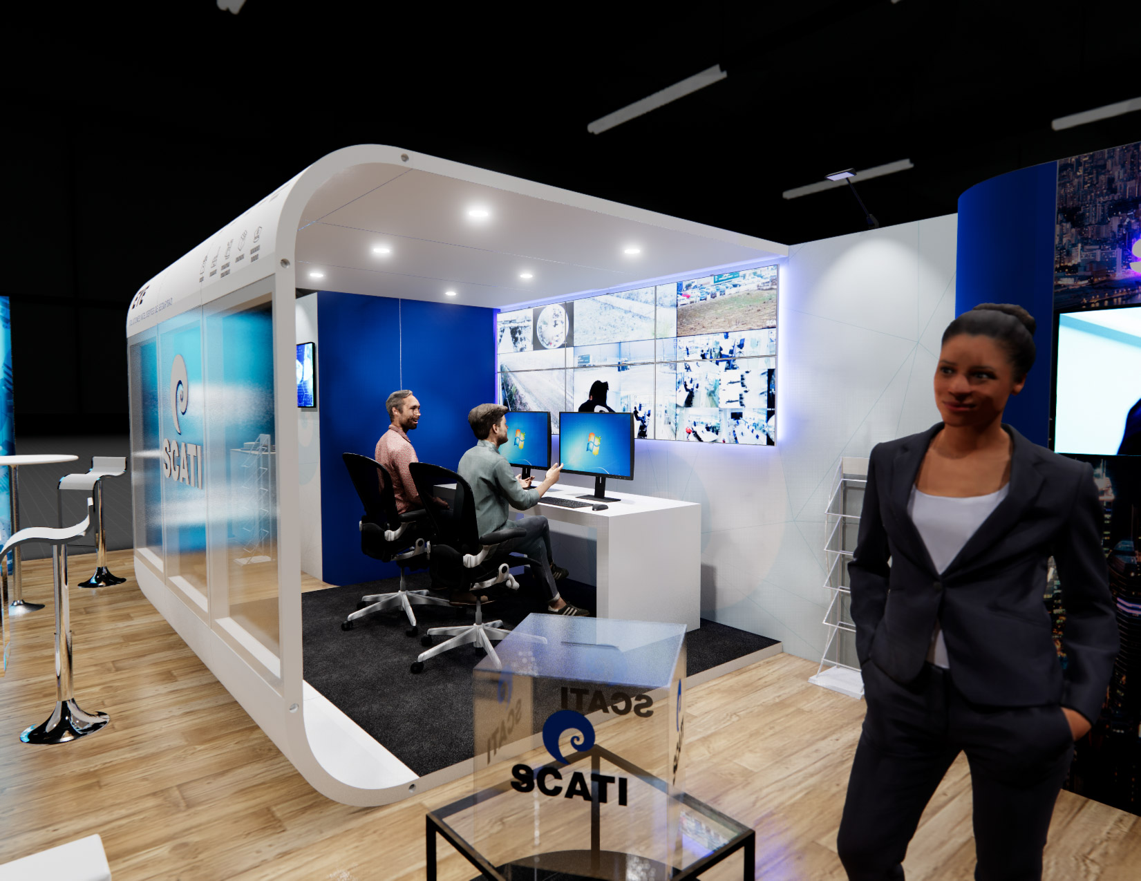 20 x 30 Island Exhibit Rental — OTC, Houston