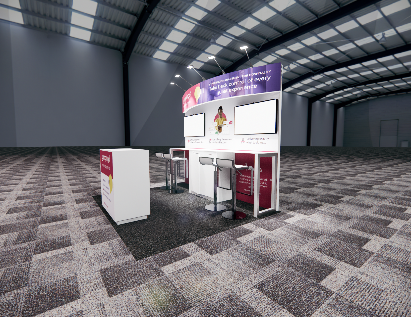 10 x 10 Inline Exhibit Rental — CES, Las Vegas