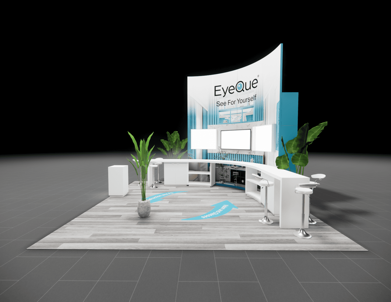 20 x 20 Island Exhibit Rental — MODEX, Atlanta