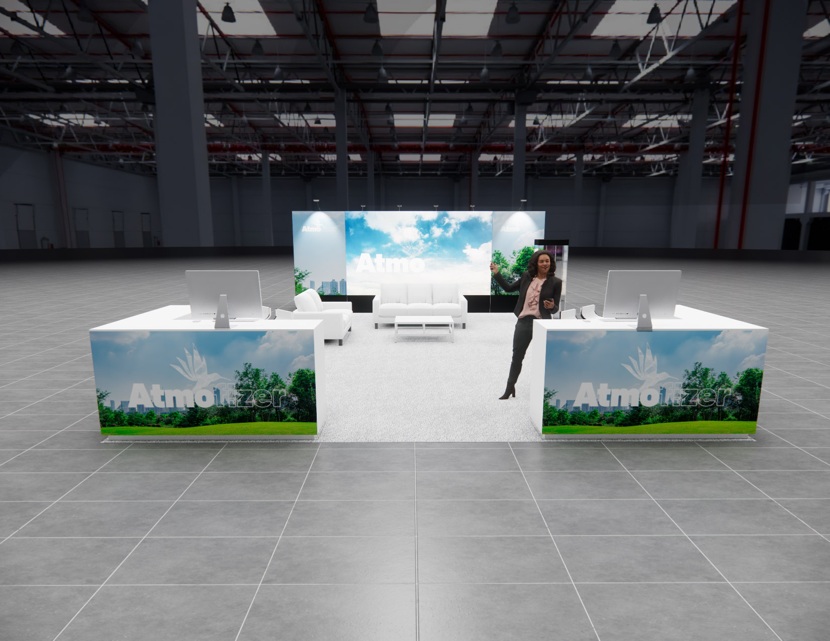 20 x 30 Island Exhibit Rental — IPPE, Atlanta
