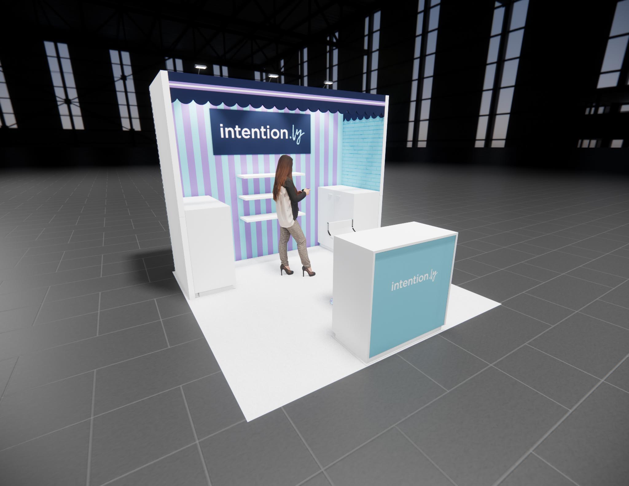10 x 10 Inline Exhibit Rental — InfoComm, Las Vegas