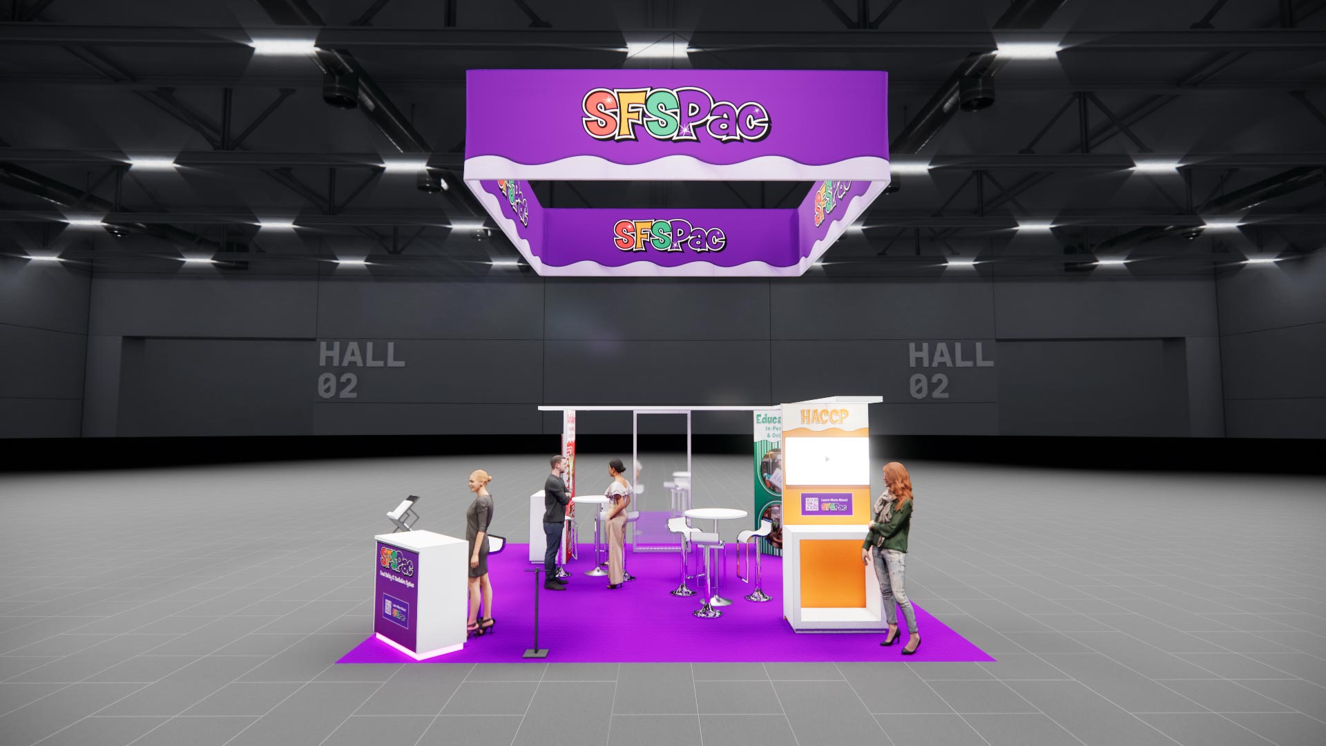 20 x 20 Island Exhibit Rental — MODEX, Atlanta