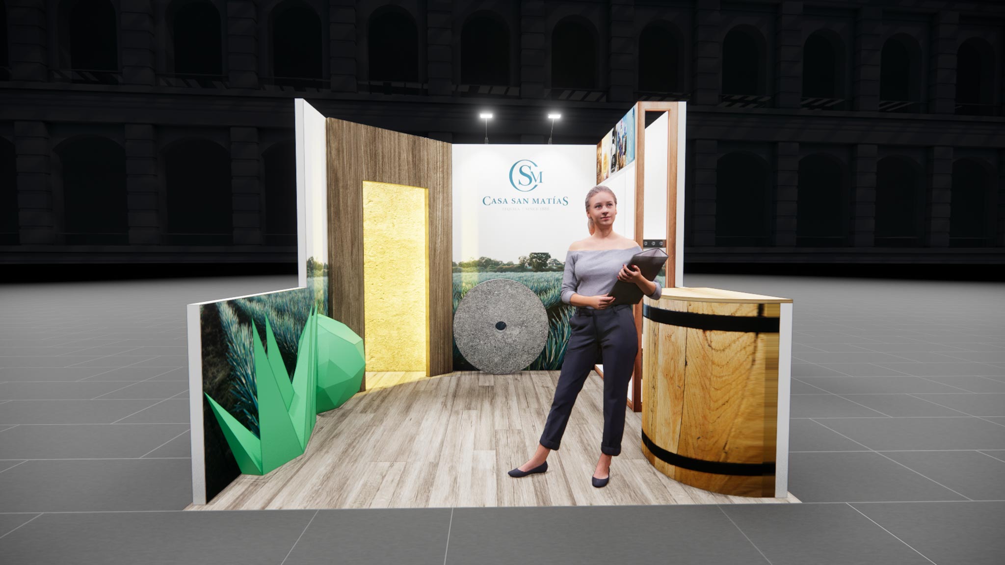 10x10 trade show exhibit rental — 10 x 10 inline exhibit rental — global pet expo, orlando hero image