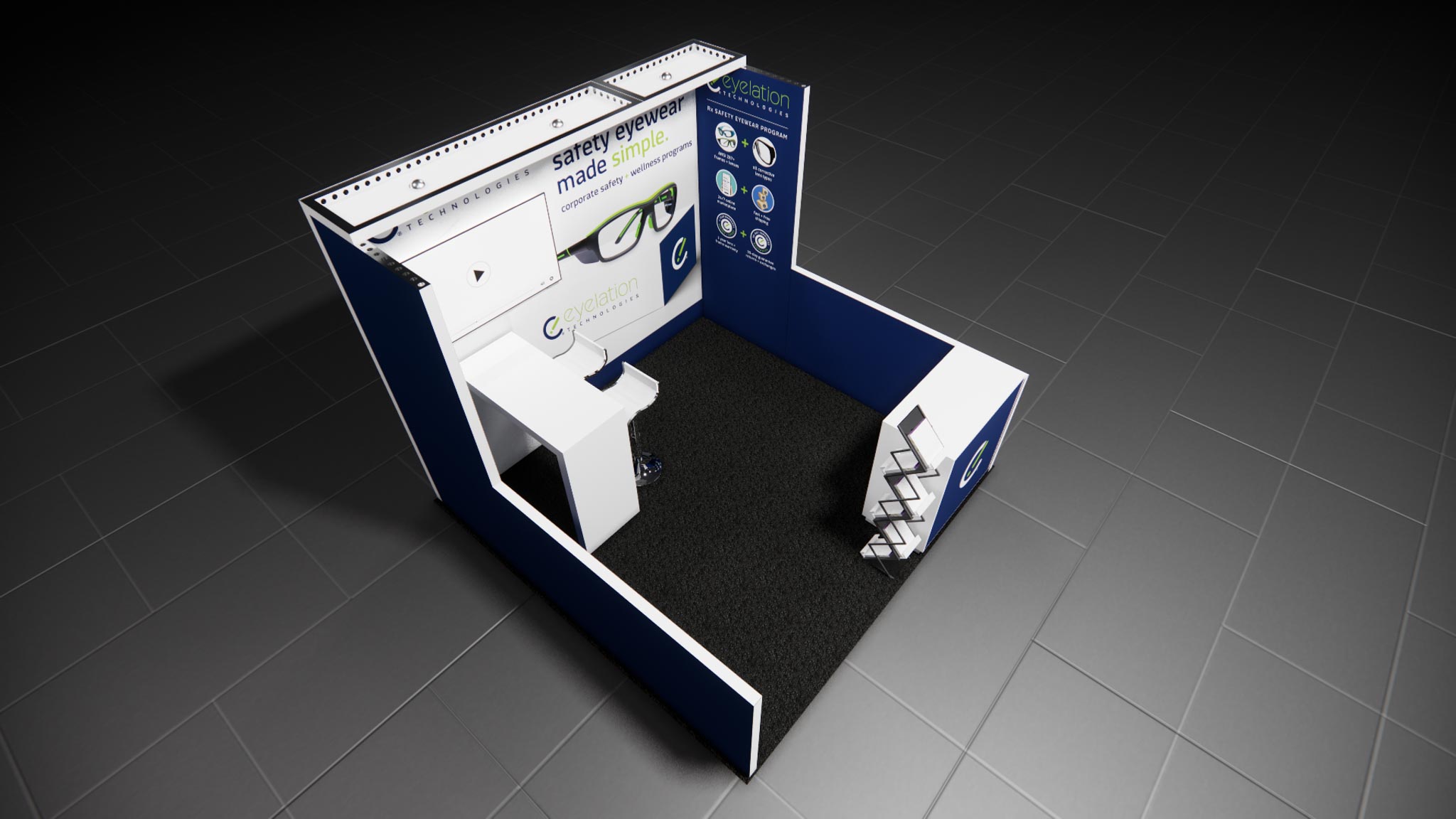 10 x 10 Inline Exhibit Rental — CES, Las Vegas