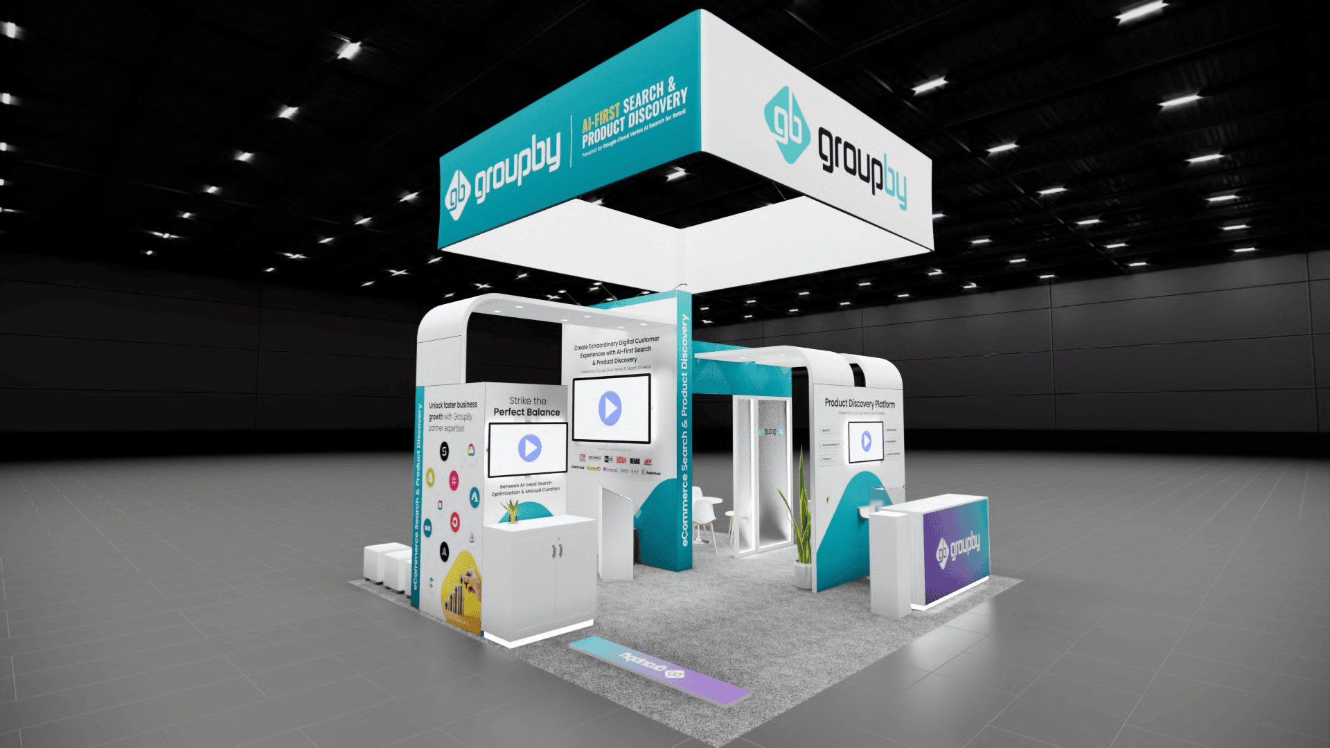20 x 20 Island Exhibit Rental — MODEX, Atlanta