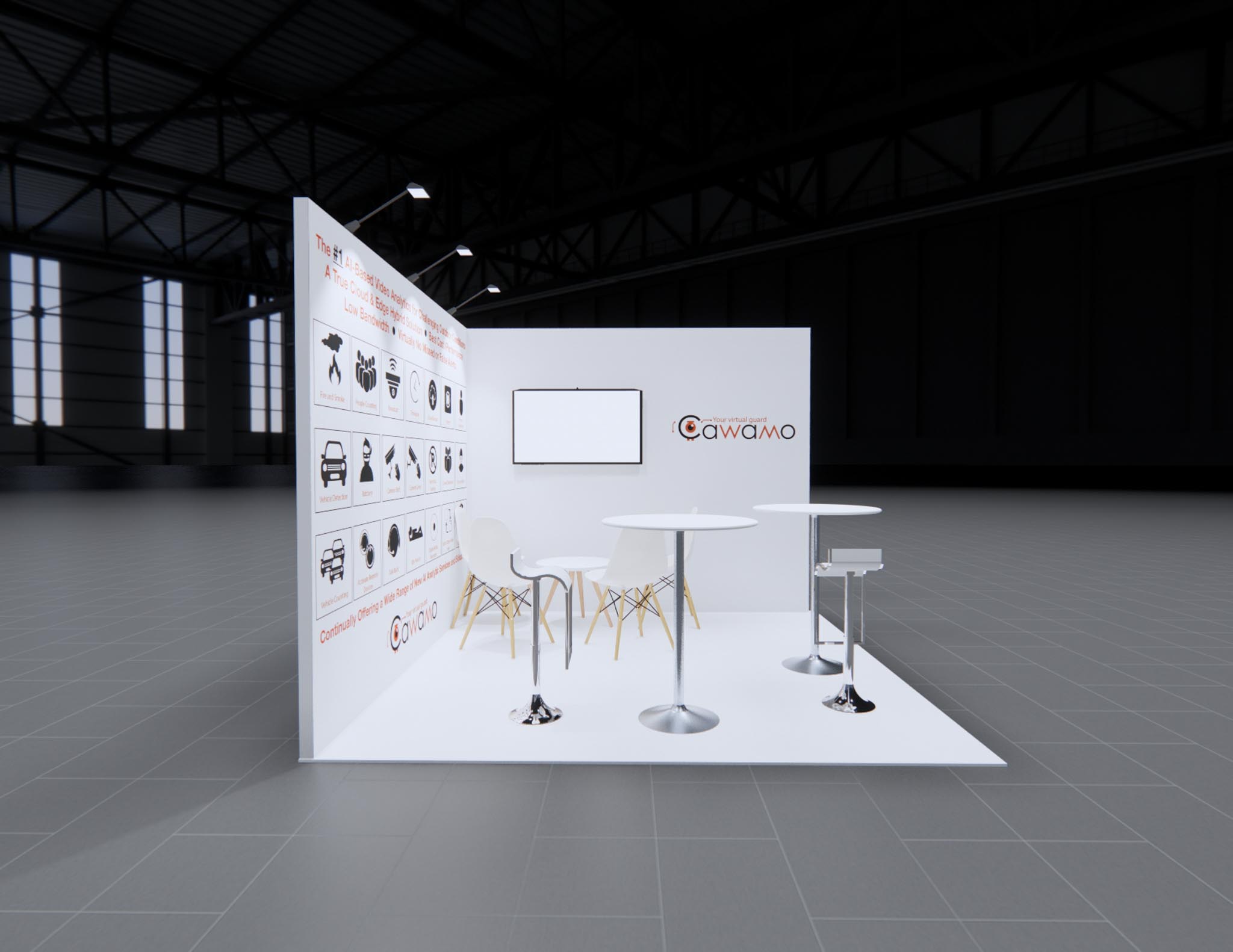 10 x 10 Inline Exhibit Rental — SHOT Show, Las Vegas