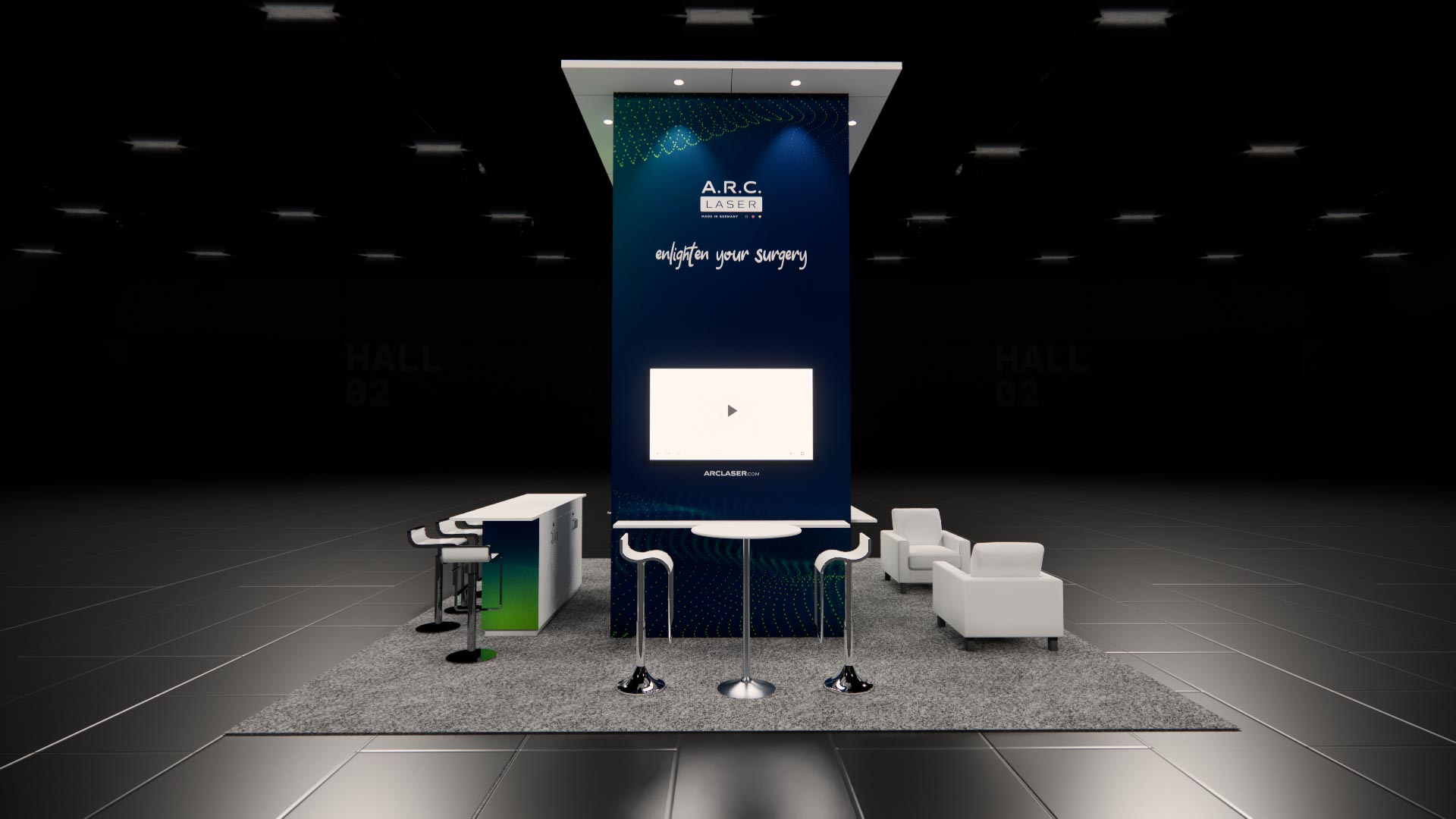 20 x 20 Island Exhibit Rental — Global Pet Expo, Orlando