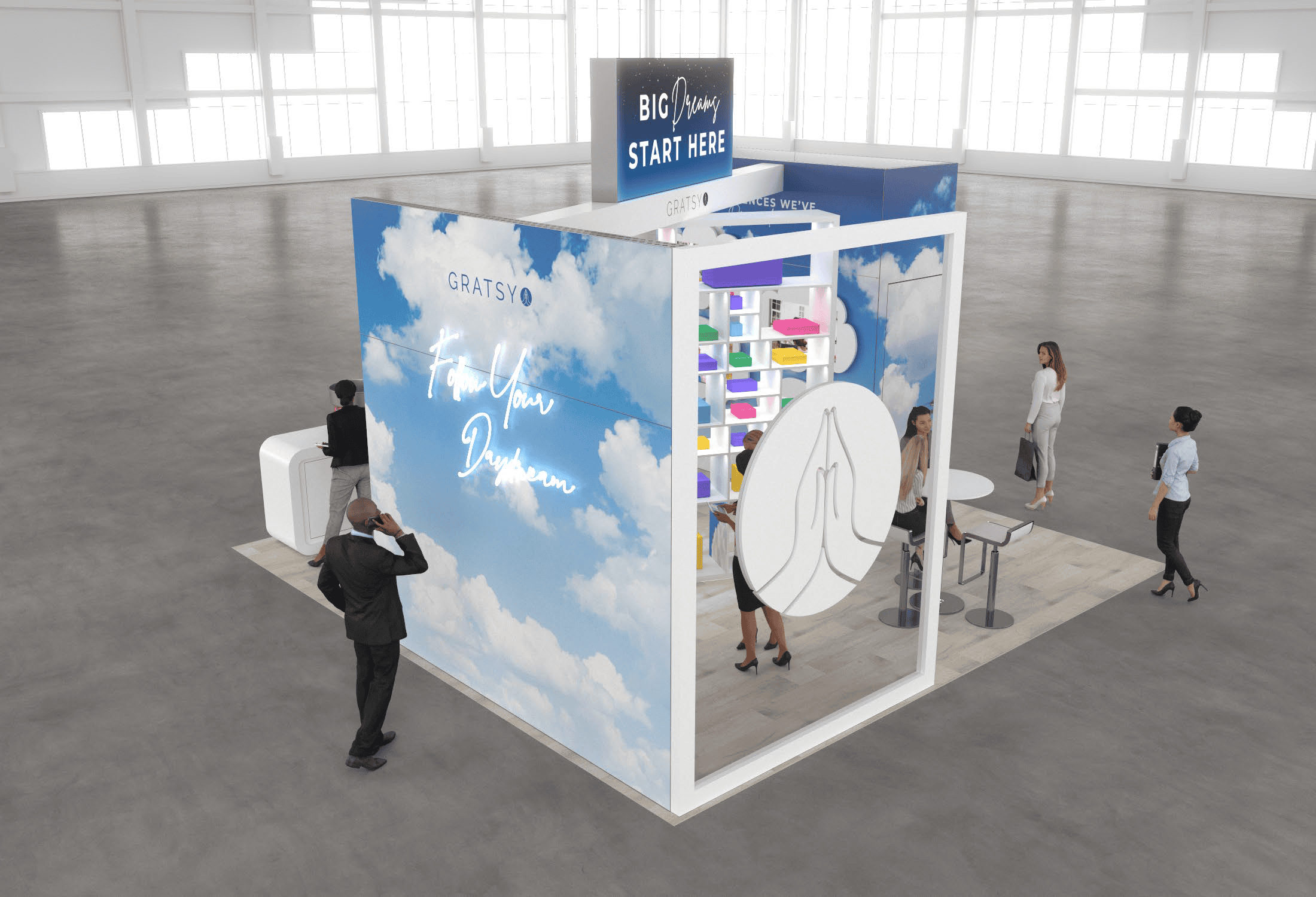 20 x 20 Island Exhibit Rental — IAAPA Expo, Orlando