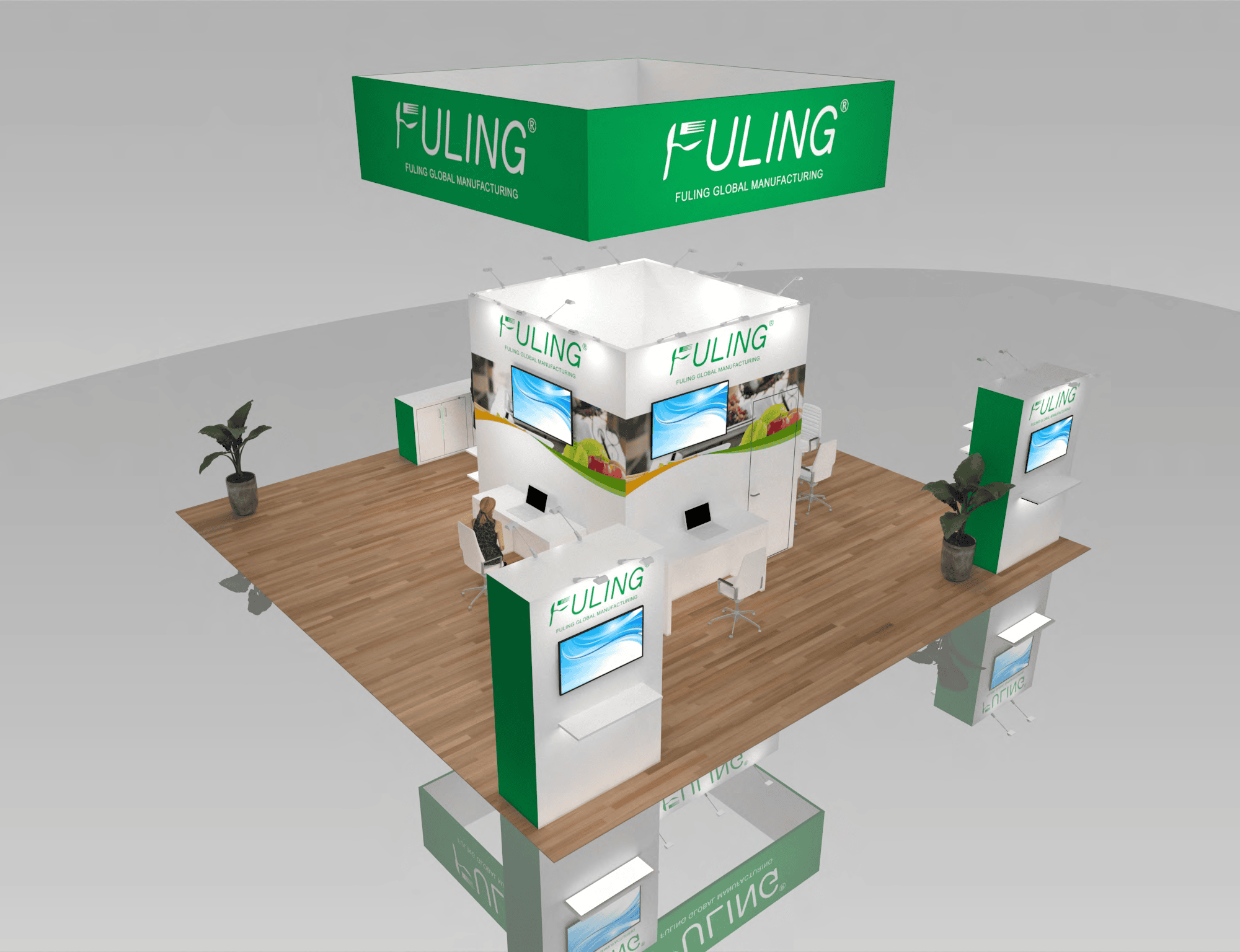 30 x 30 Island Exhibit Rental — IPPE, Atlanta