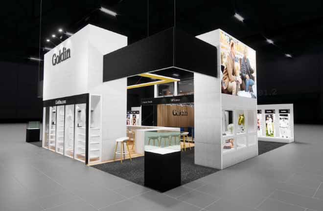 40 x 40 Double-Deck Exhibit Rental — NRF, New York