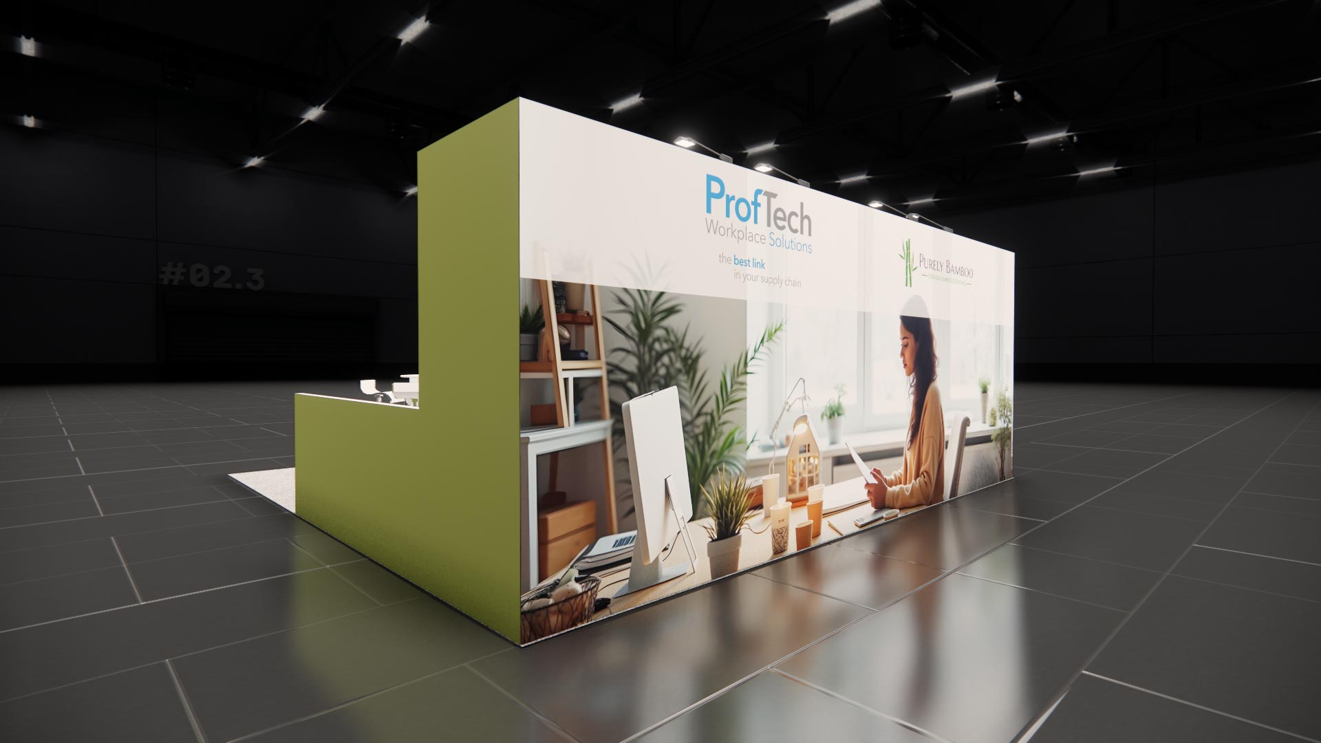 20 x 20 Island Exhibit Rental — IAAPA Expo, Orlando
