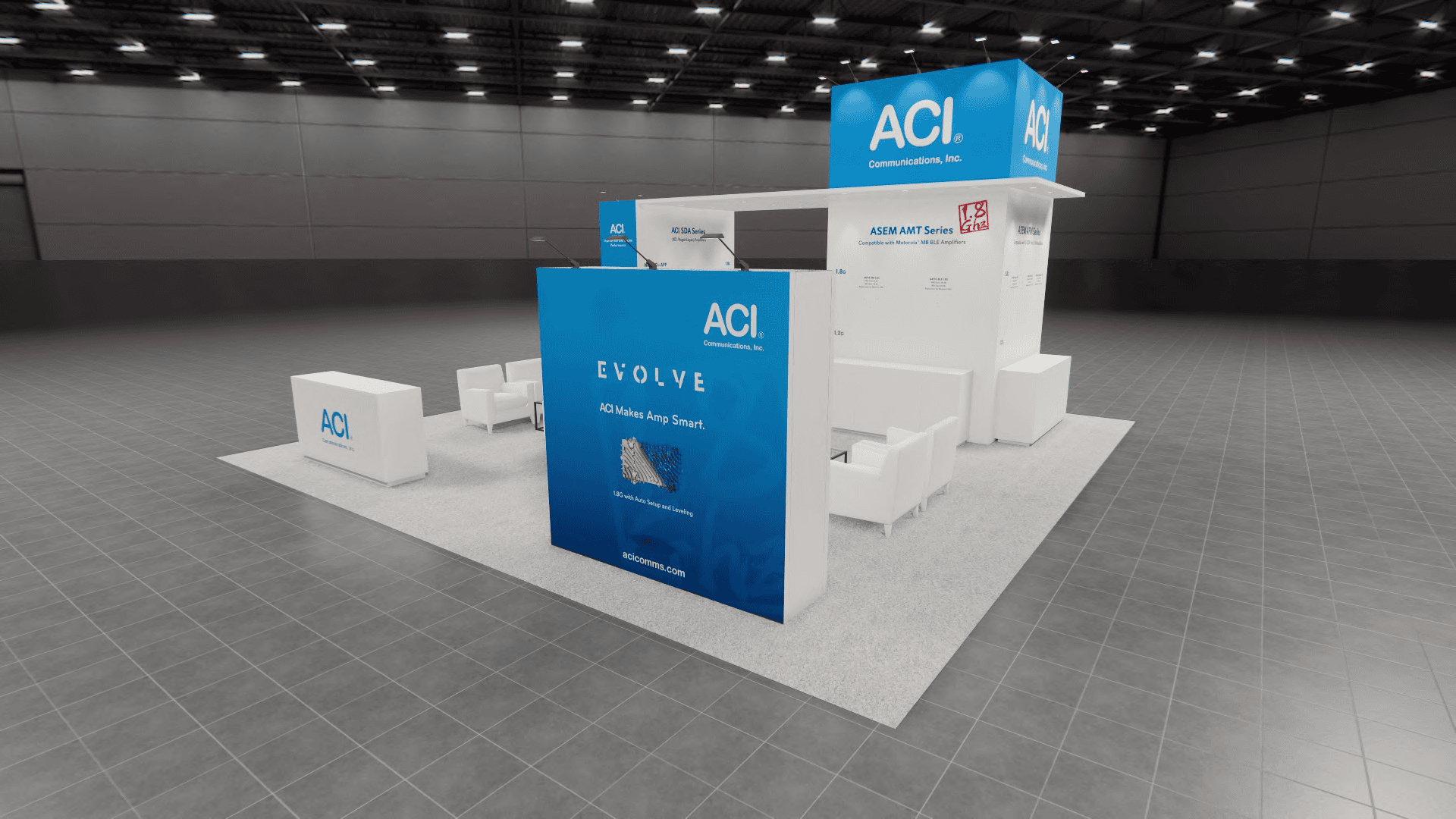 30 x 30 Island Exhibit Rental — CES, Las Vegas