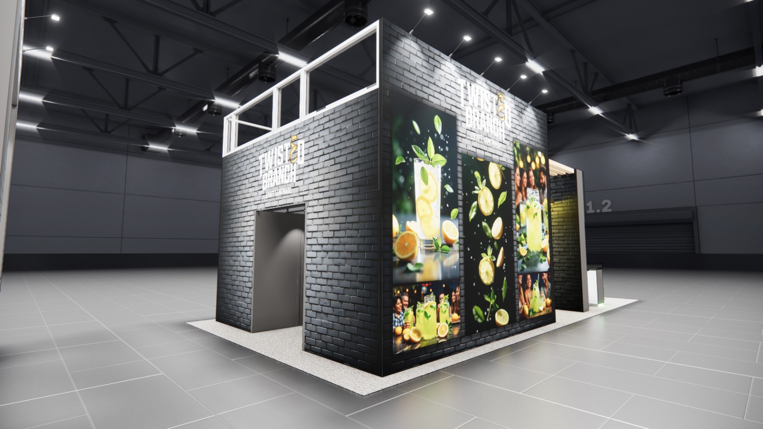 20 x 40 Double-Deck Exhibit Rental — IPPE, Atlanta