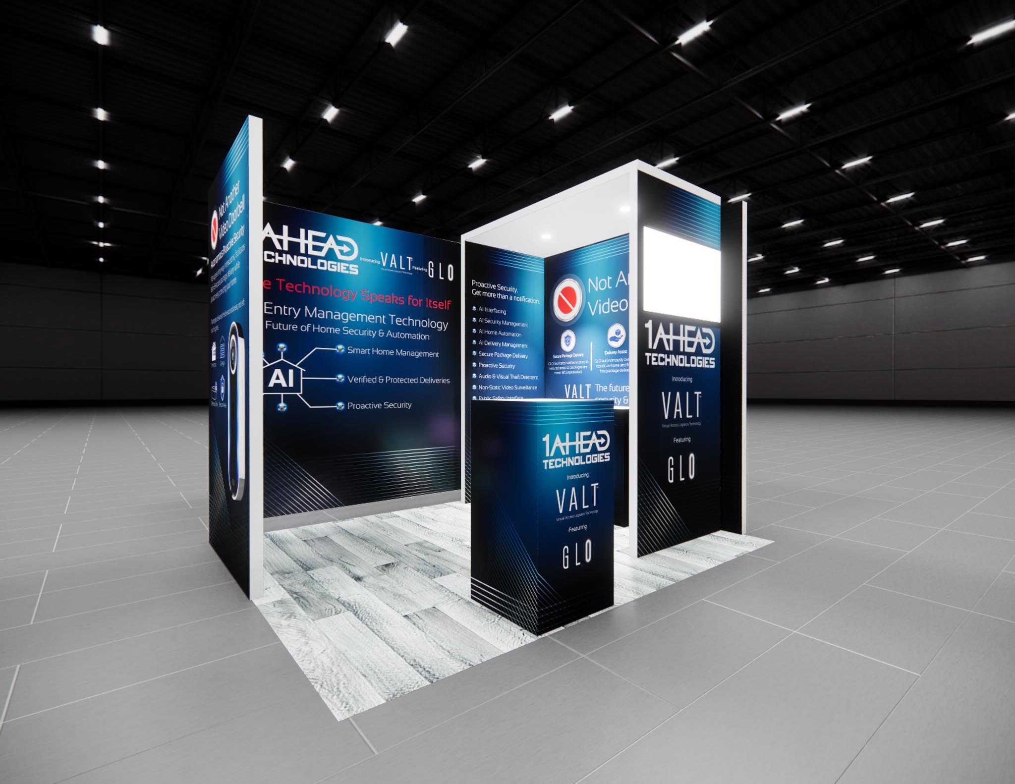 10 x 10 Inline Exhibit Rental — CES, Las Vegas